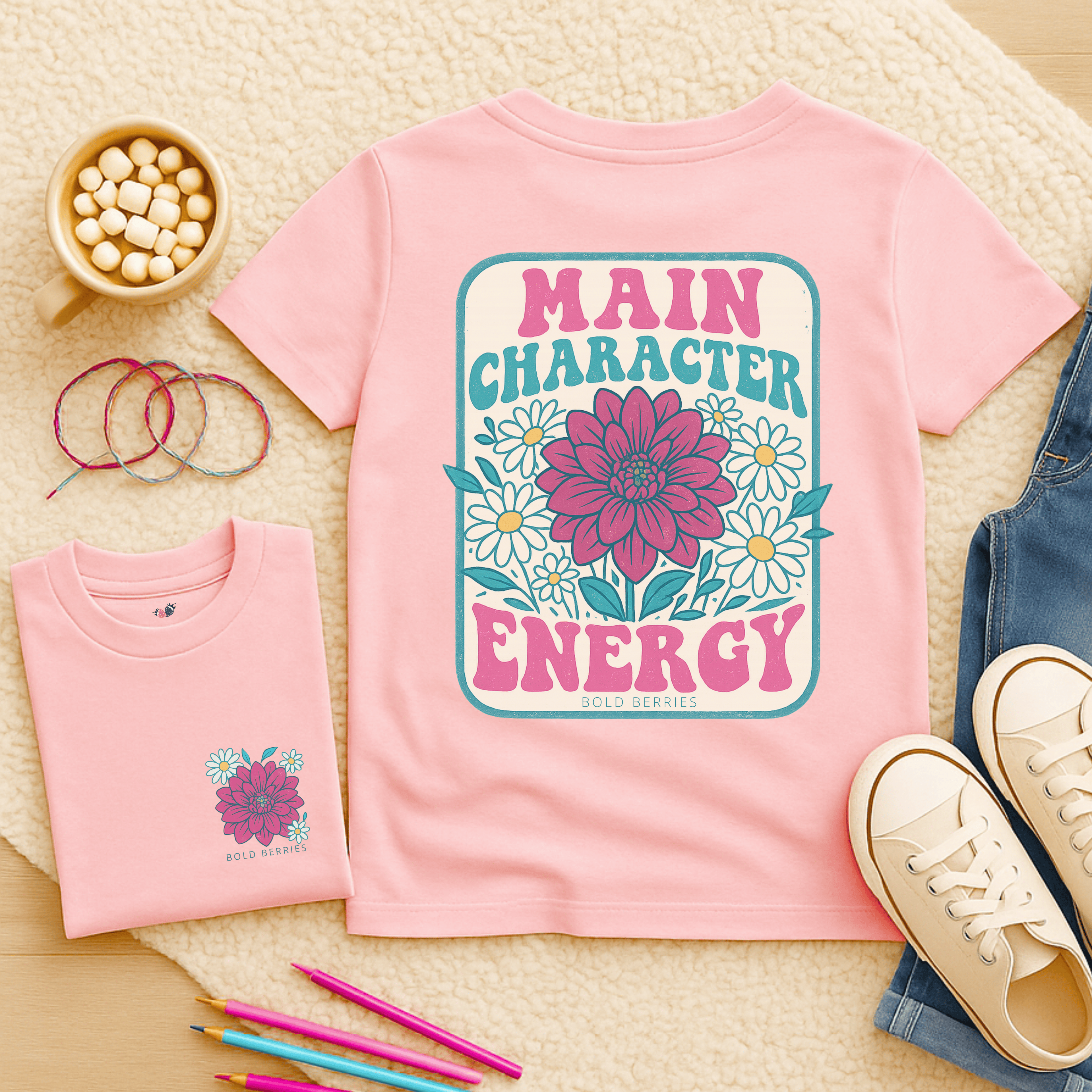 Main Character Energy - Kids T-shirt