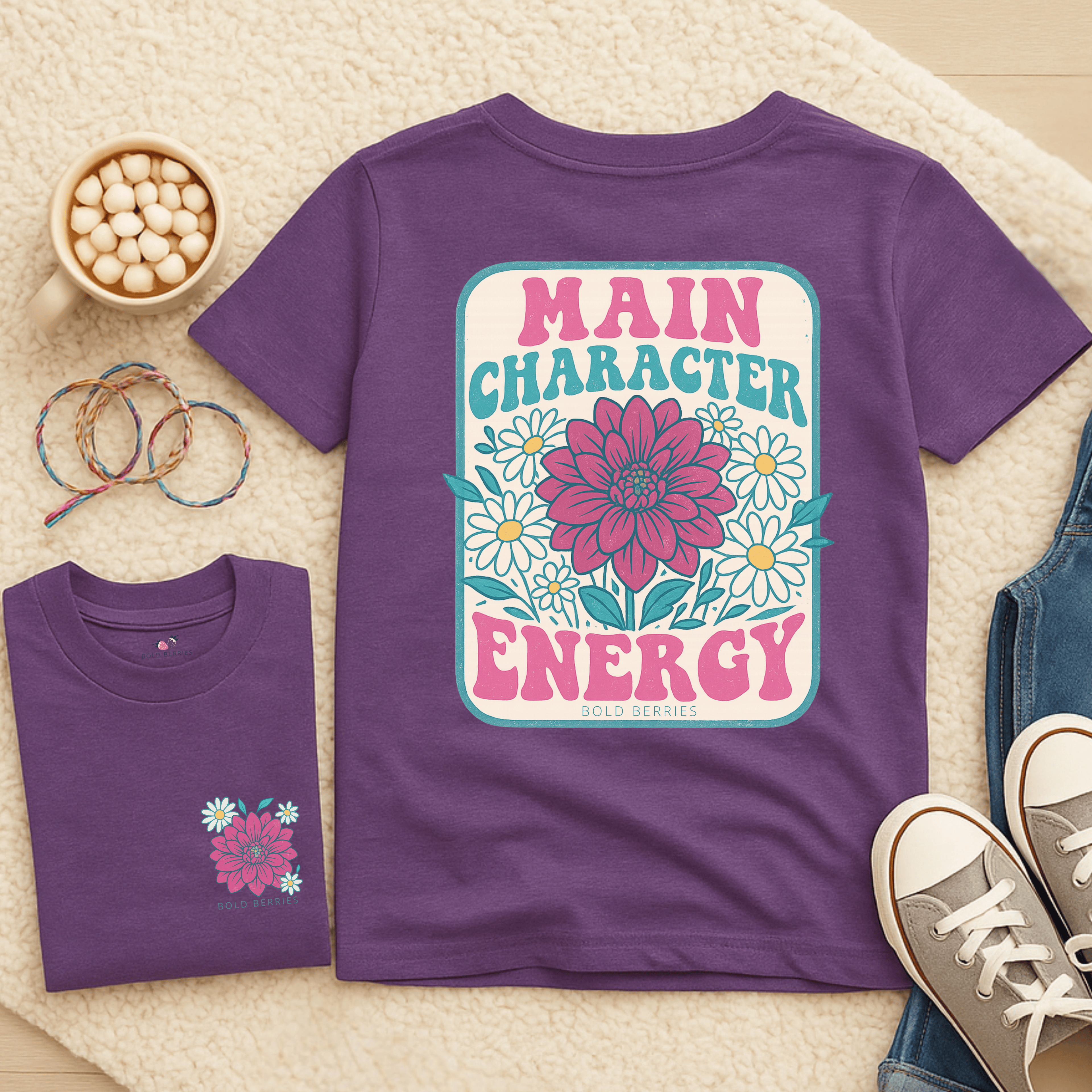 Main Character Energy - Kids T-shirt