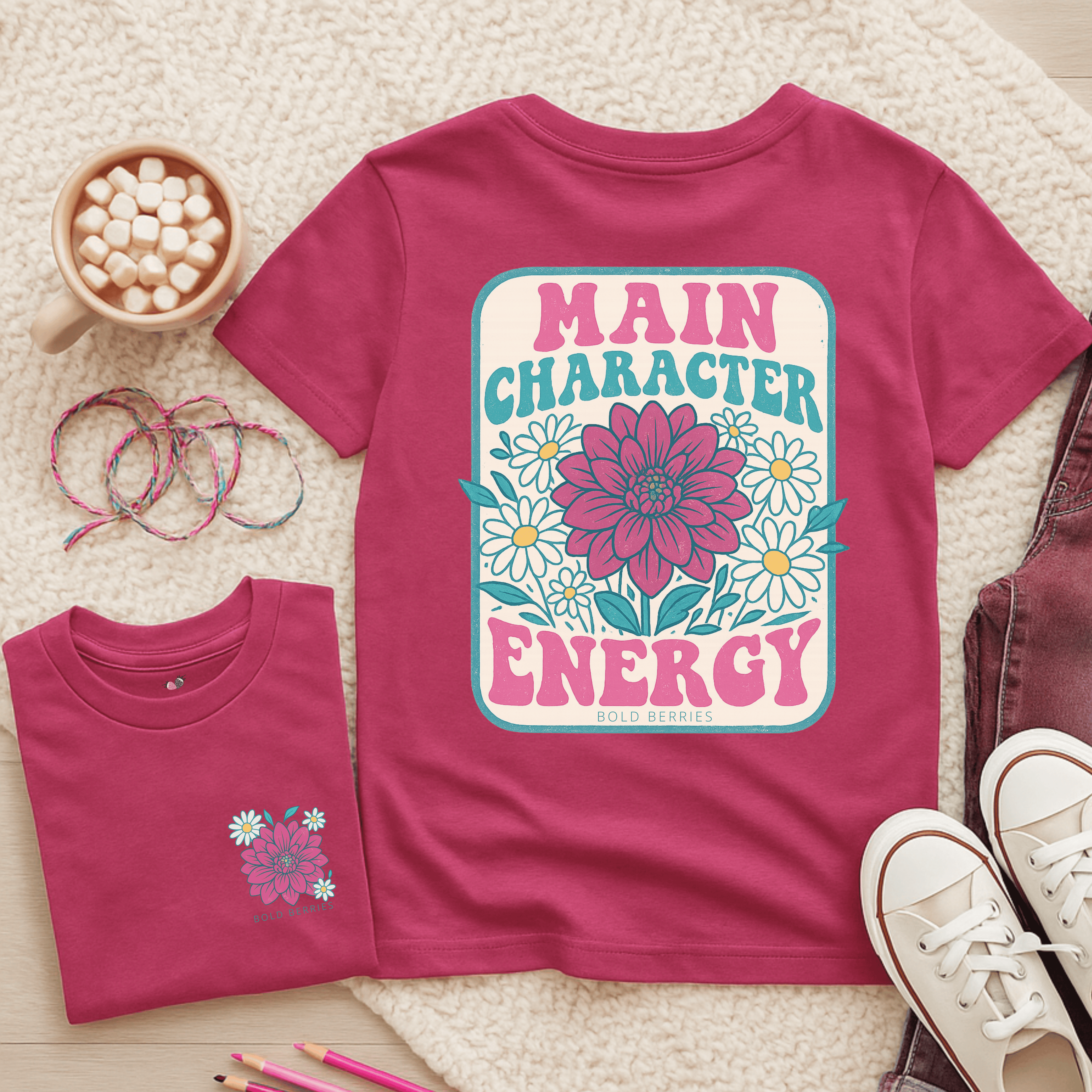 Main Character Energy - Kids T-shirt