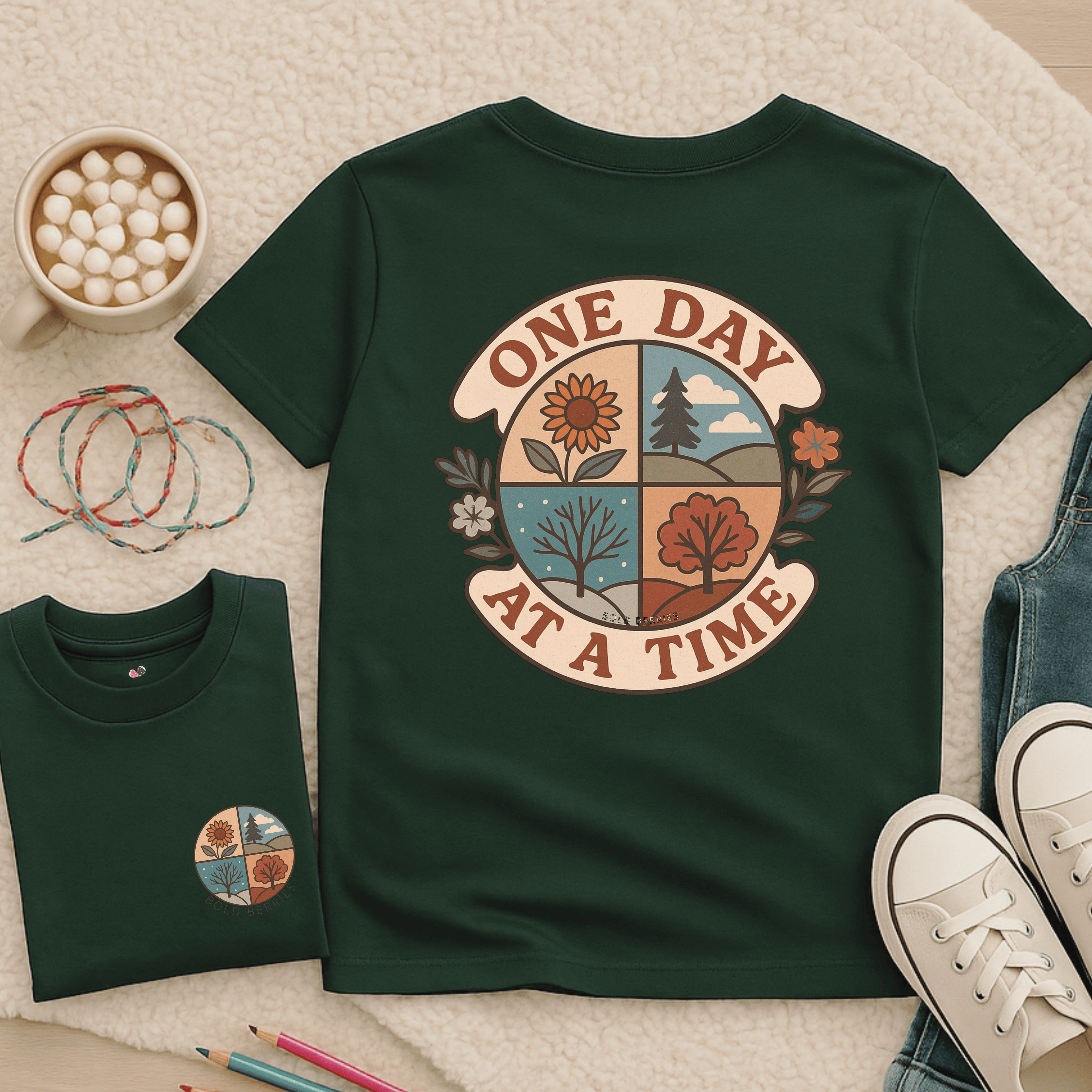 One Day at a Time - Kids T-shirt