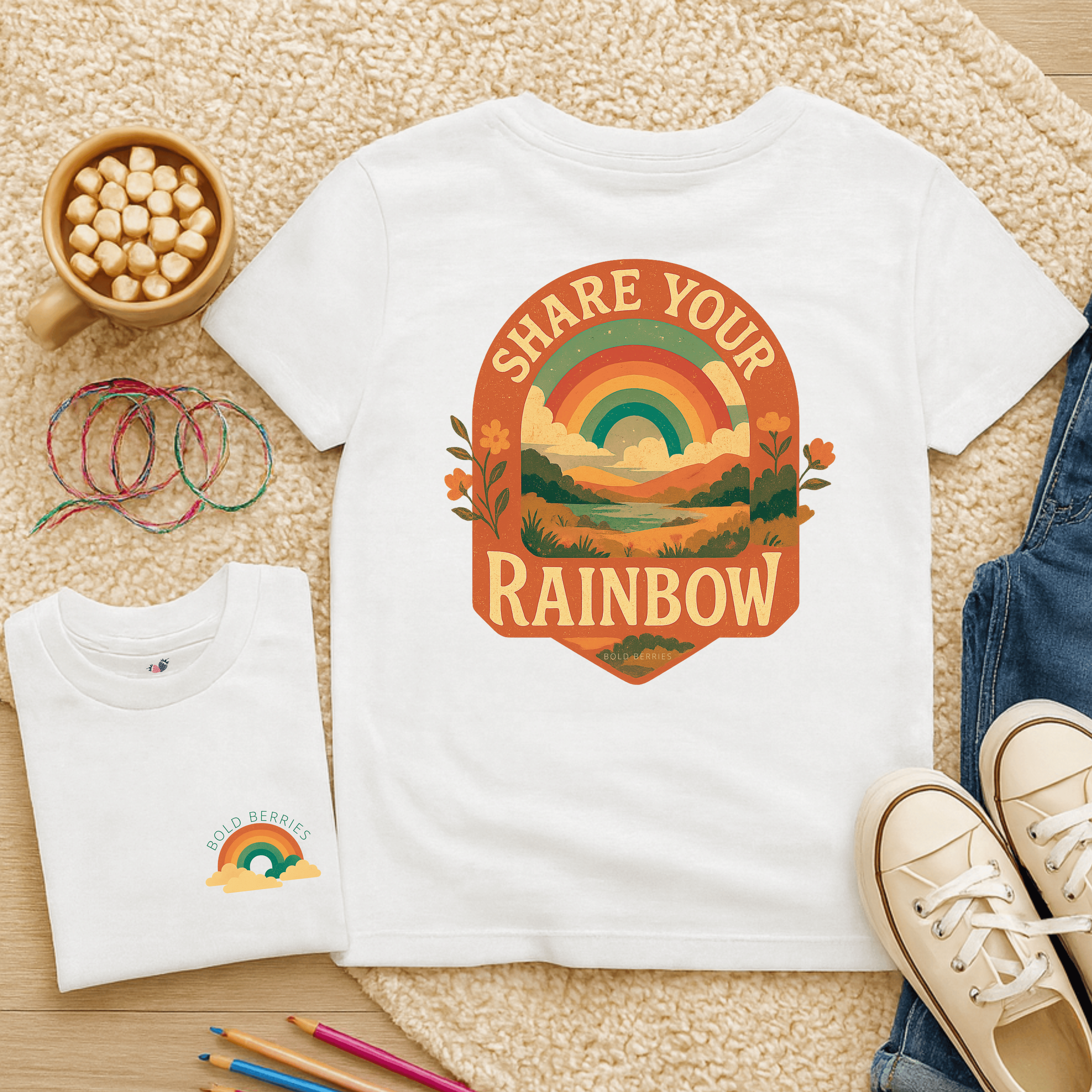 Share Your Rainbow - Kids T-shirt