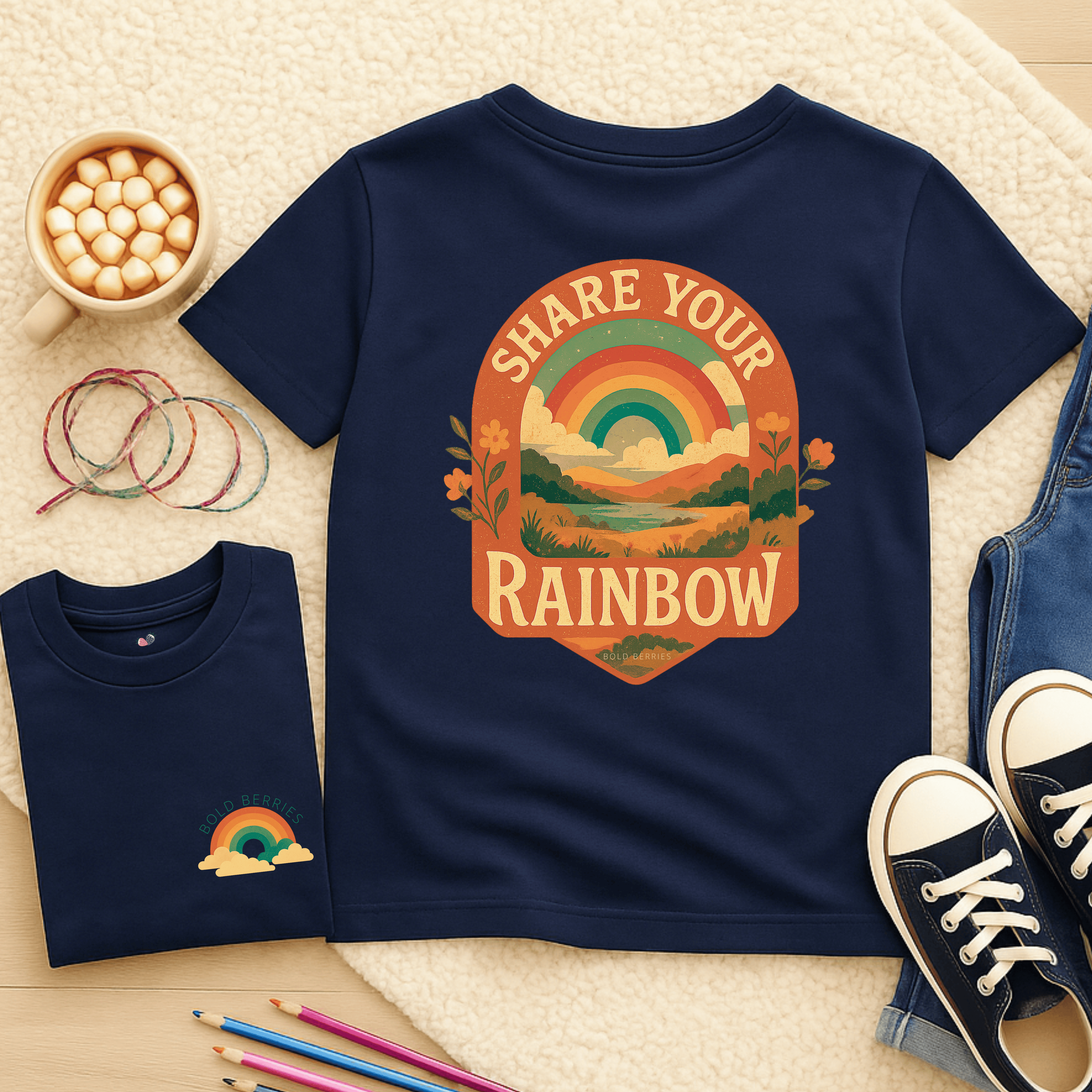 Share Your Rainbow - Kids T-shirt