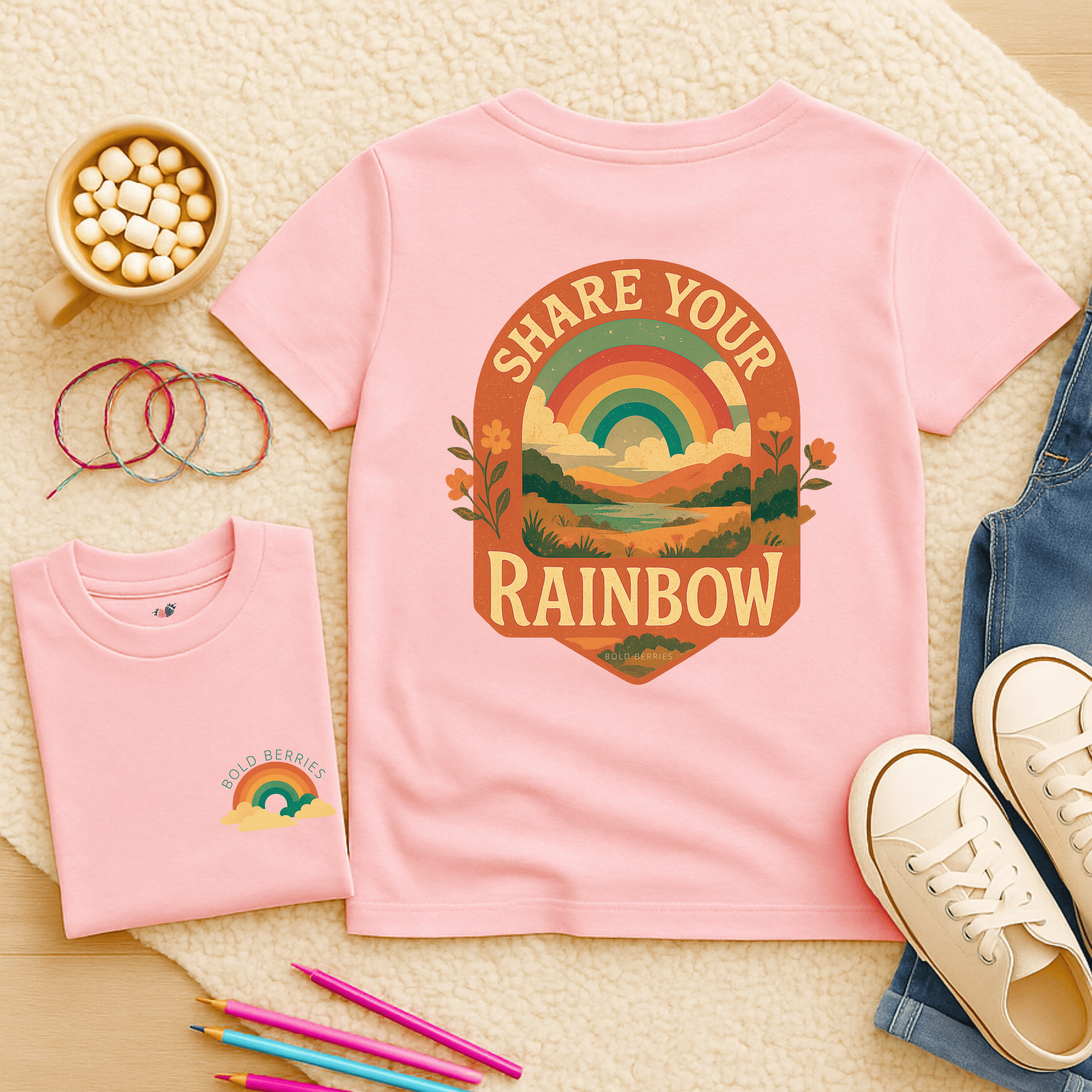 Share Your Rainbow - Kids T-shirt
