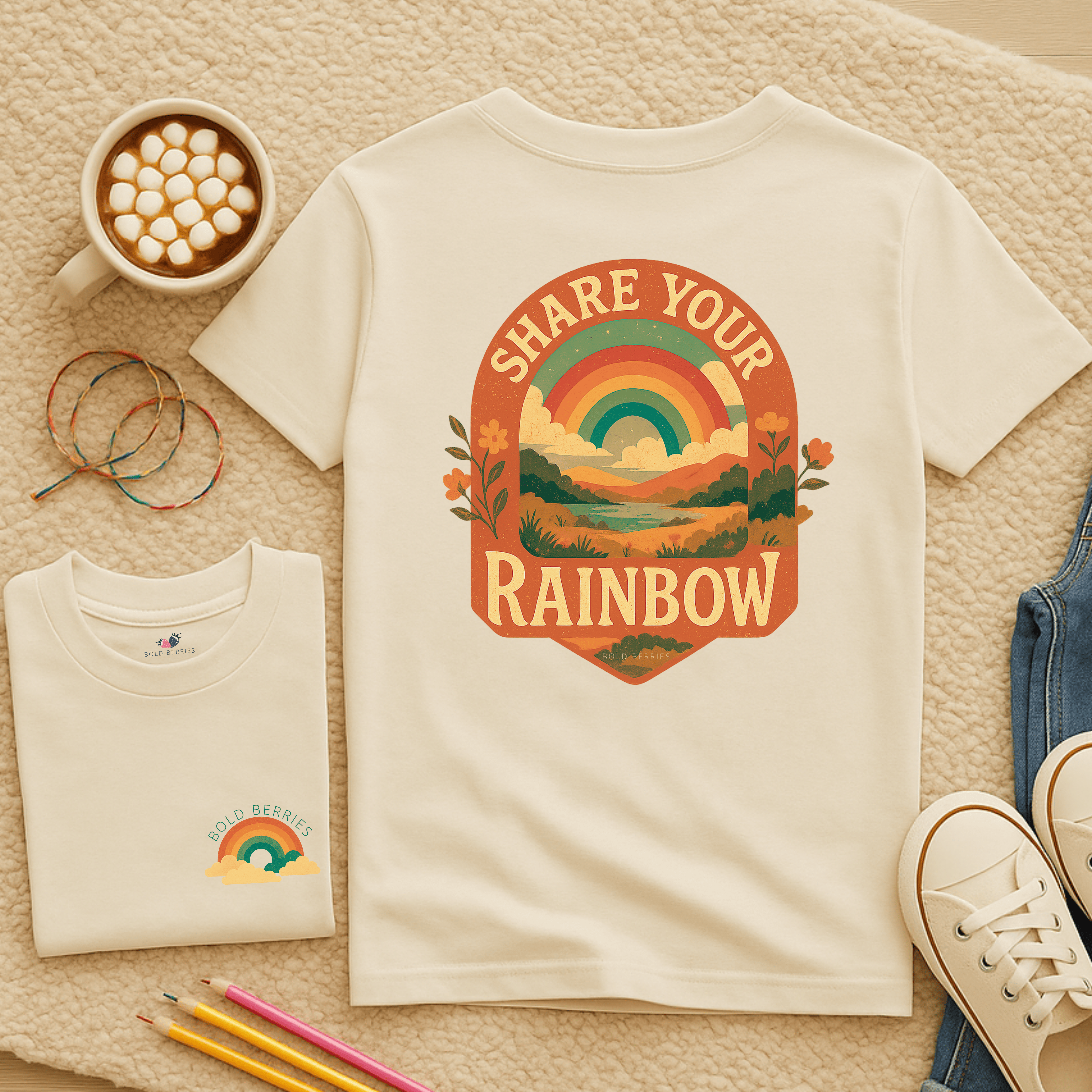 Share Your Rainbow - Kids T-shirt