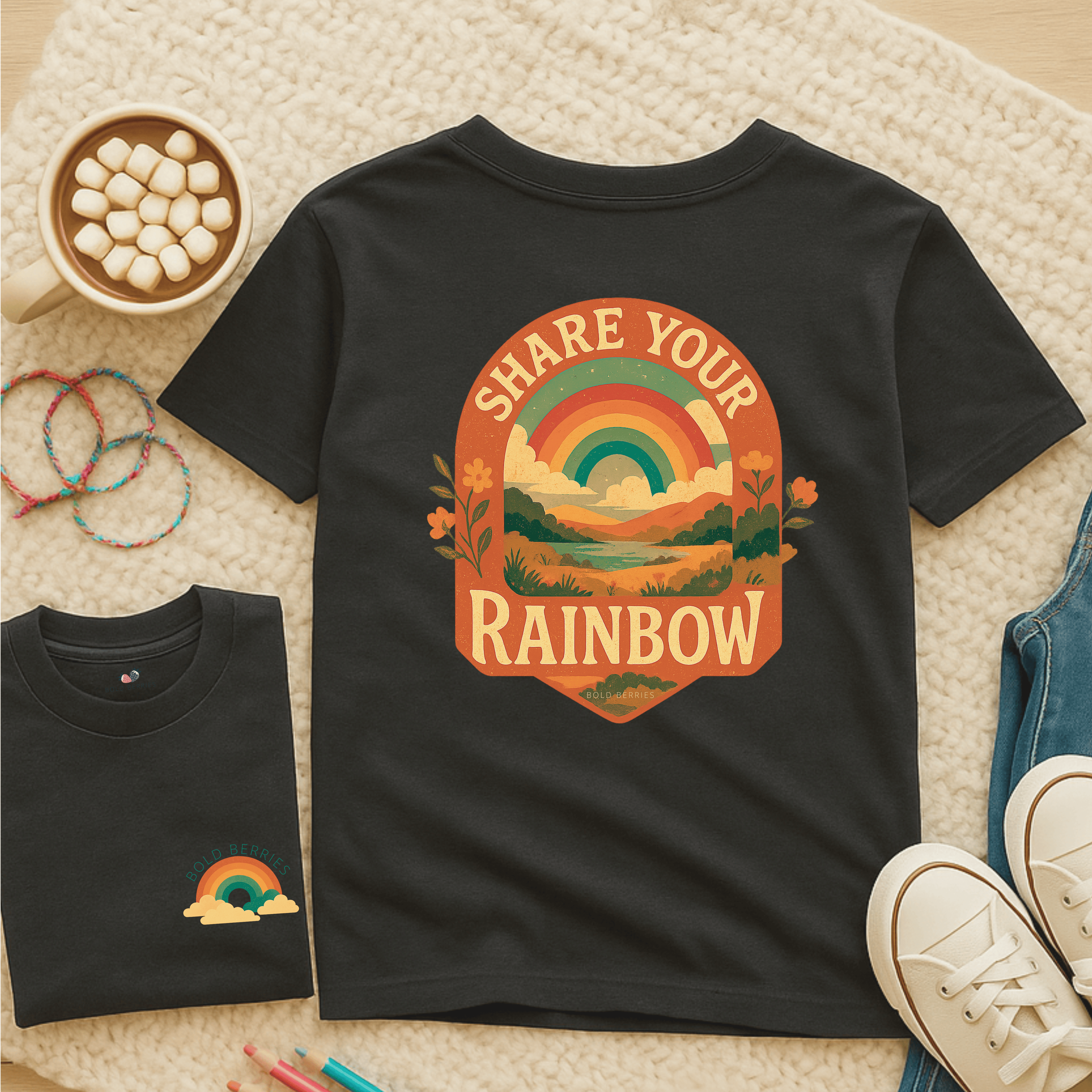 Share Your Rainbow - Kids T-shirt