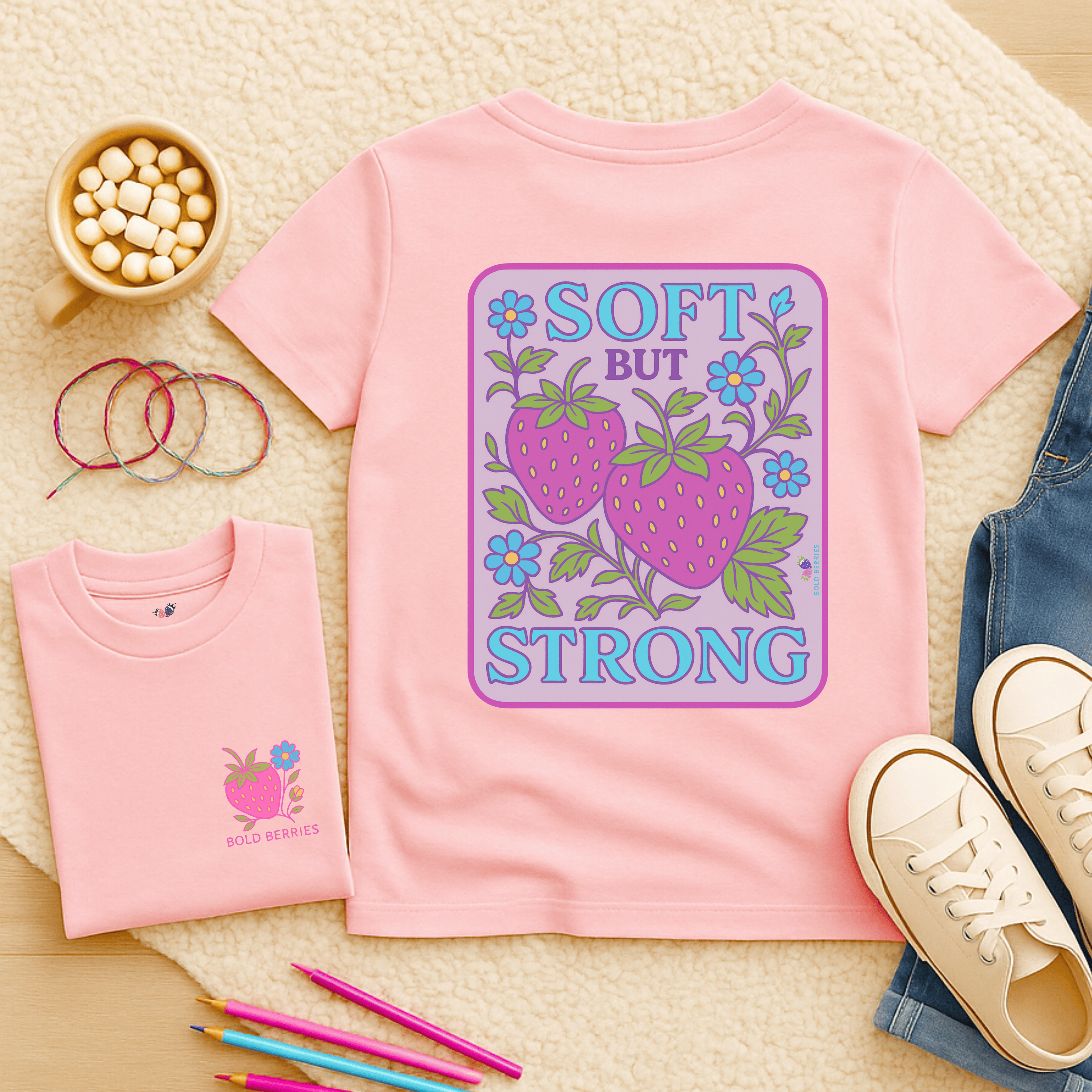 Soft but Strong - Kids T-shirt