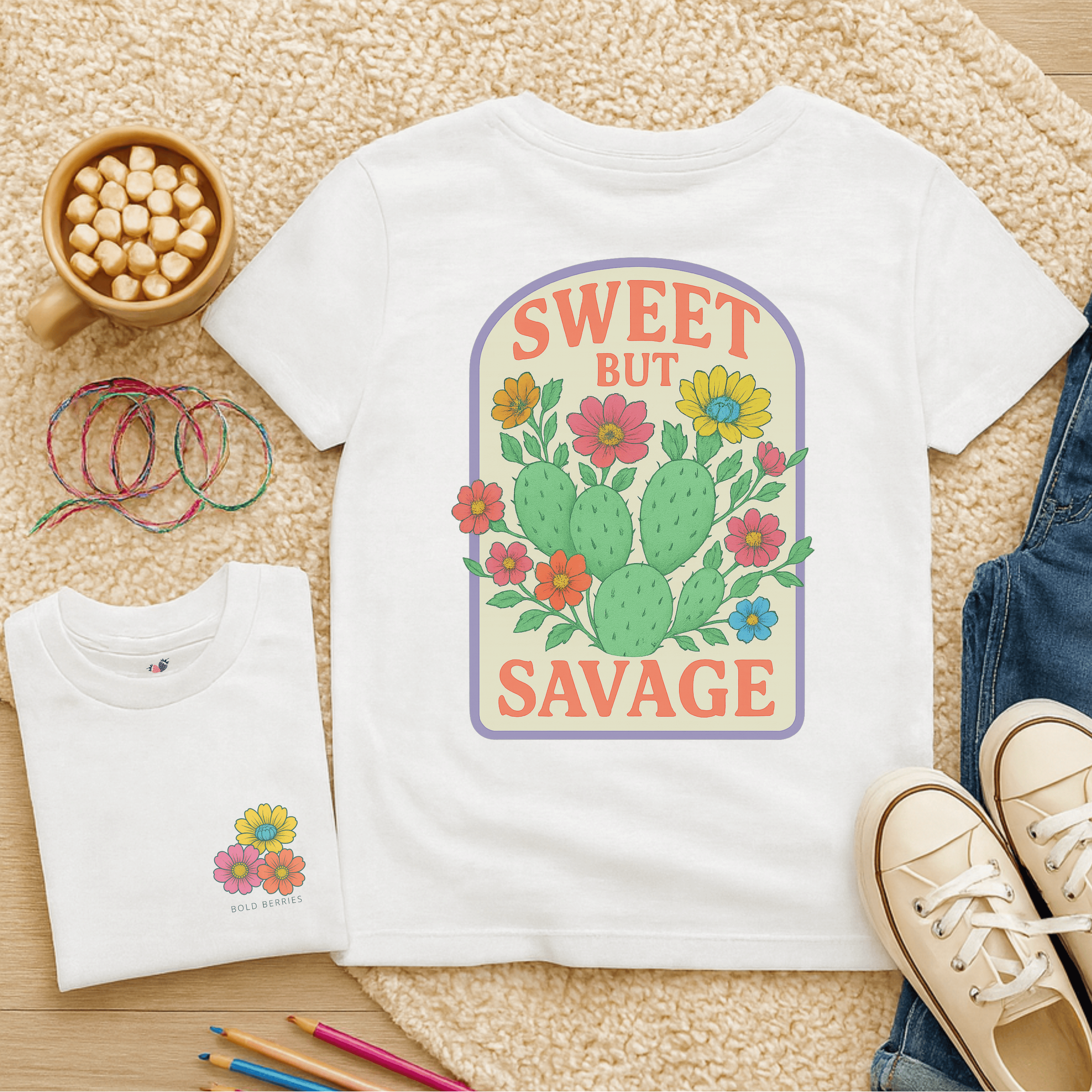 Sweet but Savage - Kids T-shirt