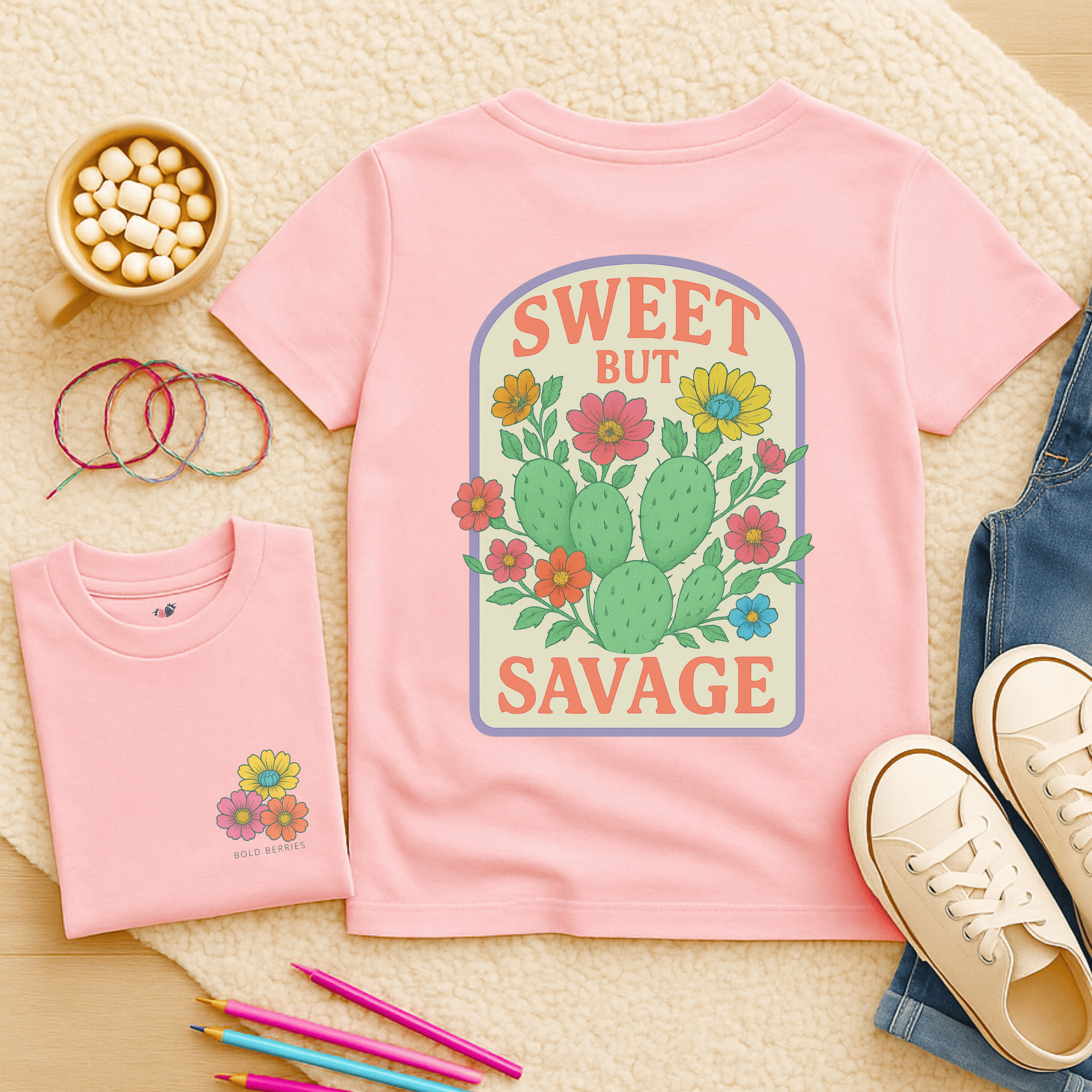 Sweet but Savage - Kids T-shirt