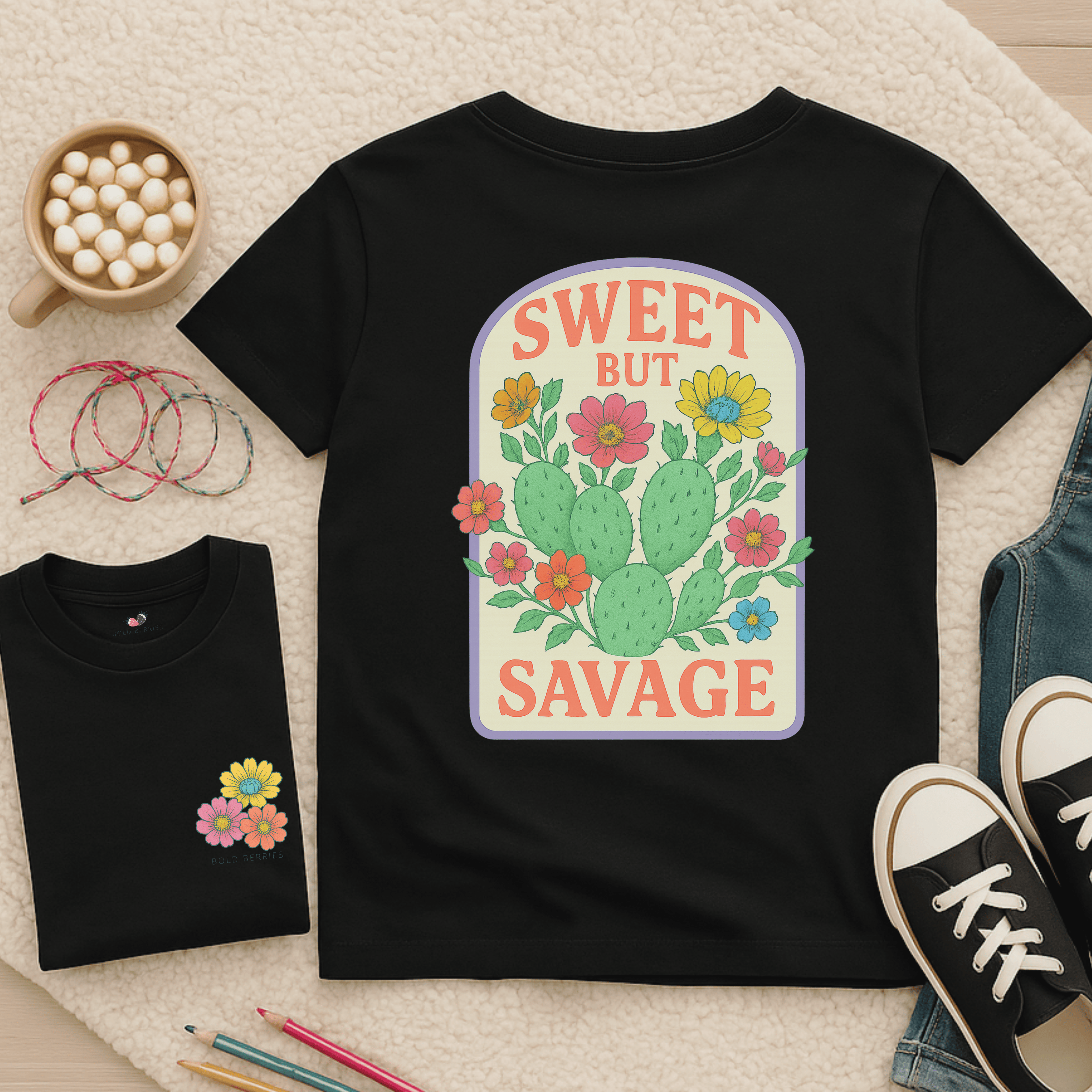 Sweet but Savage - Kids T-shirt