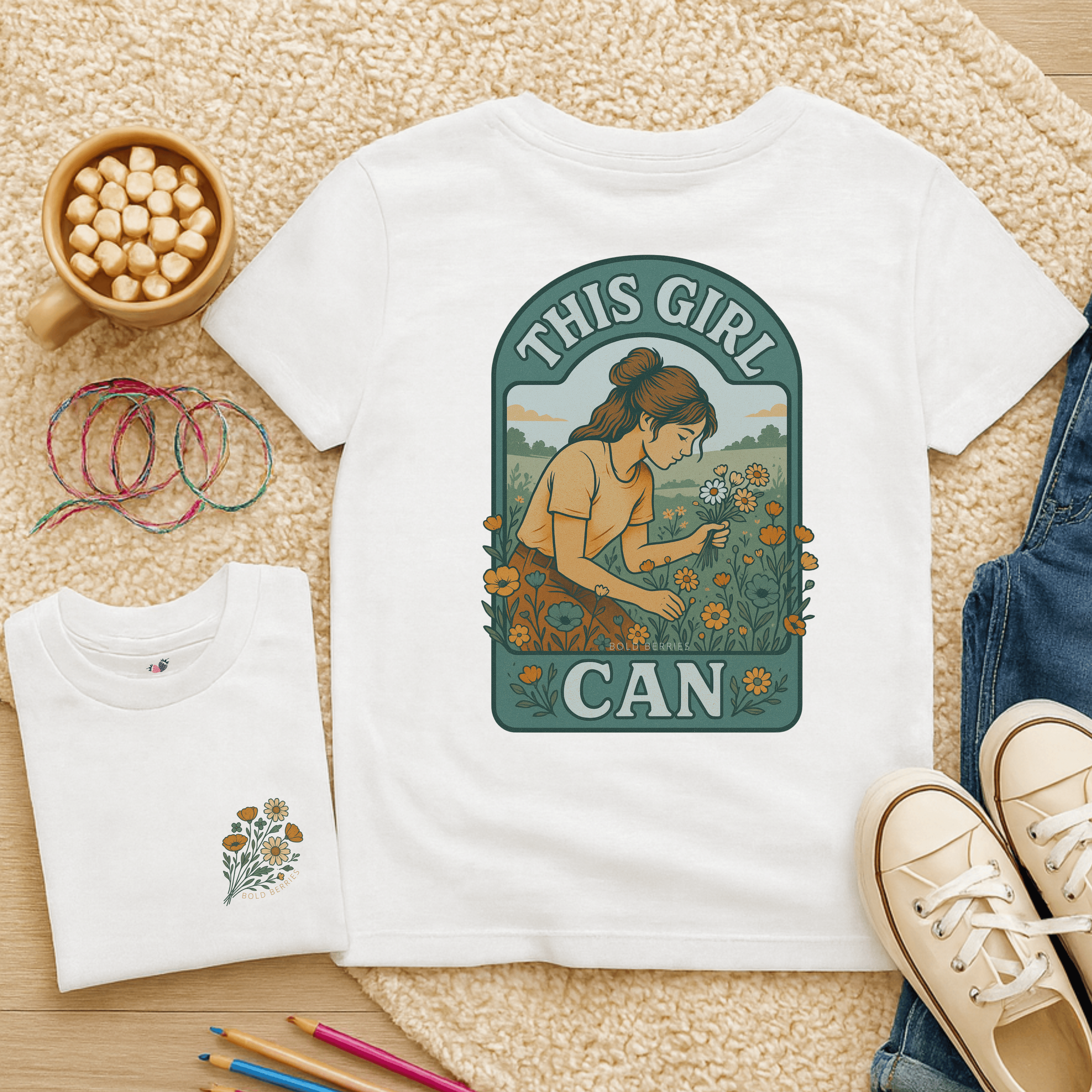 This Girl Can - Kids T-shirt