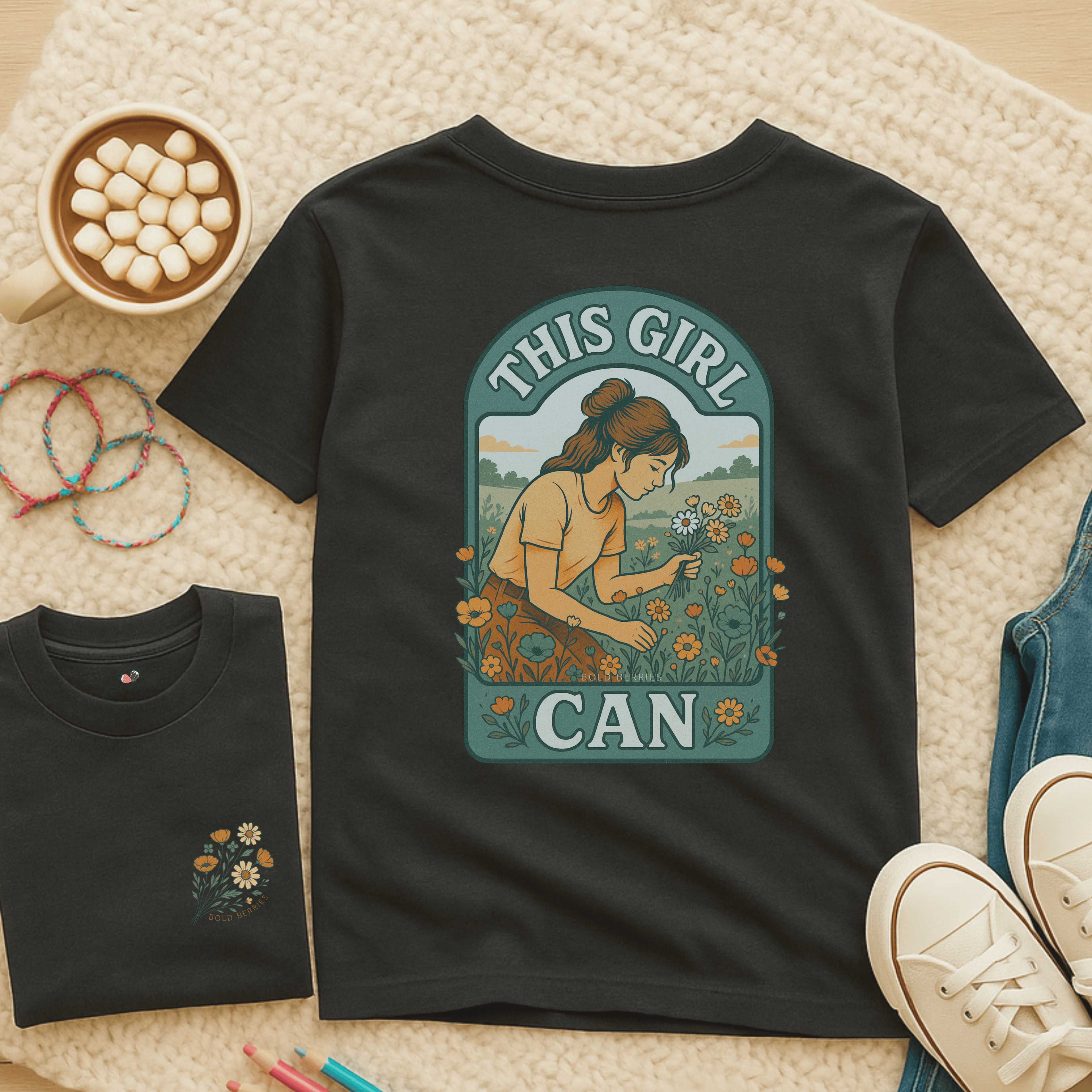 This Girl Can - Kids T-shirt