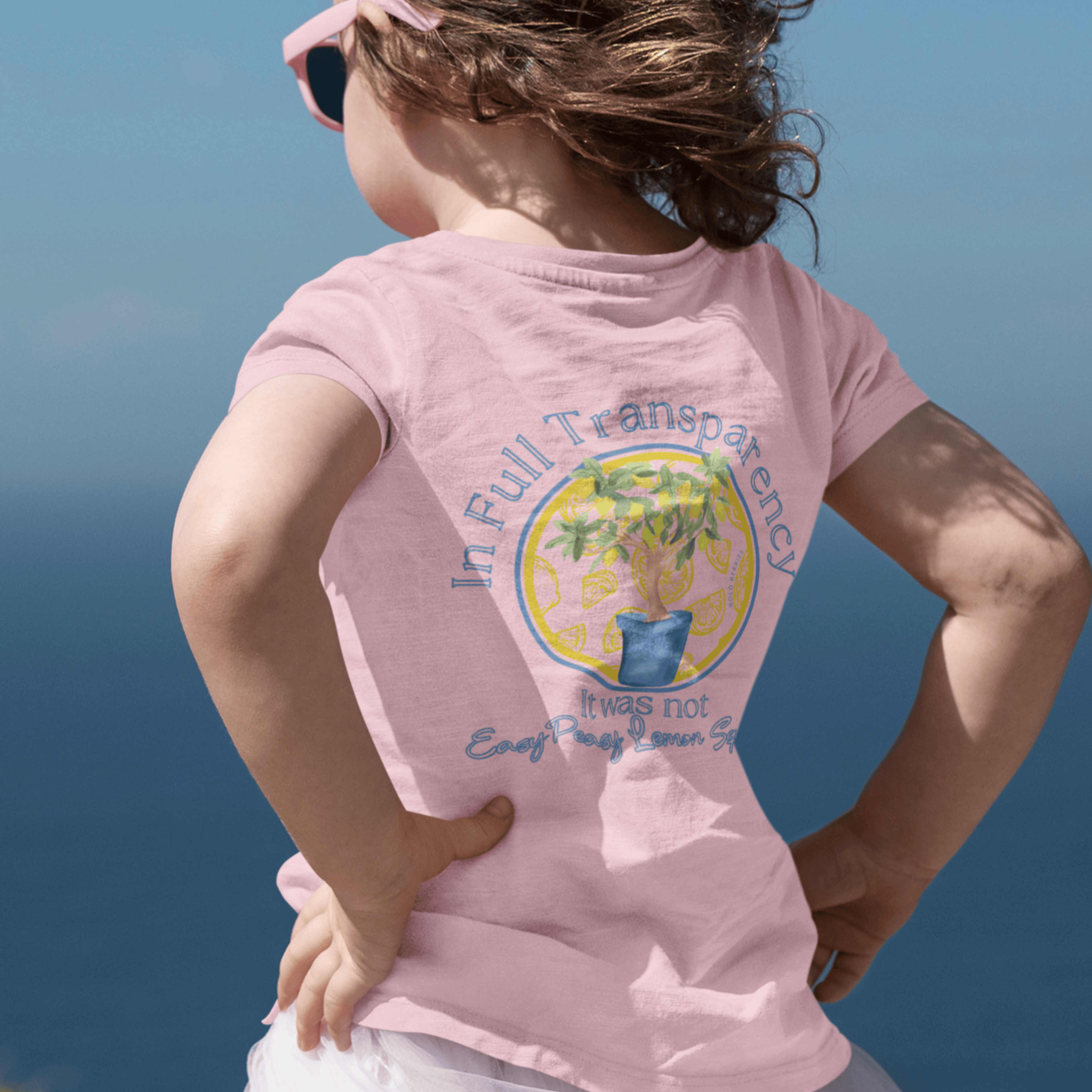 In Full Transparency, It was Not Easy Peasy Lemon Squeezy - Kids T-shirt