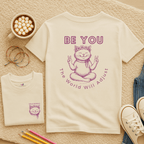 Be You: The World Will Adjust - Kids T-shirt