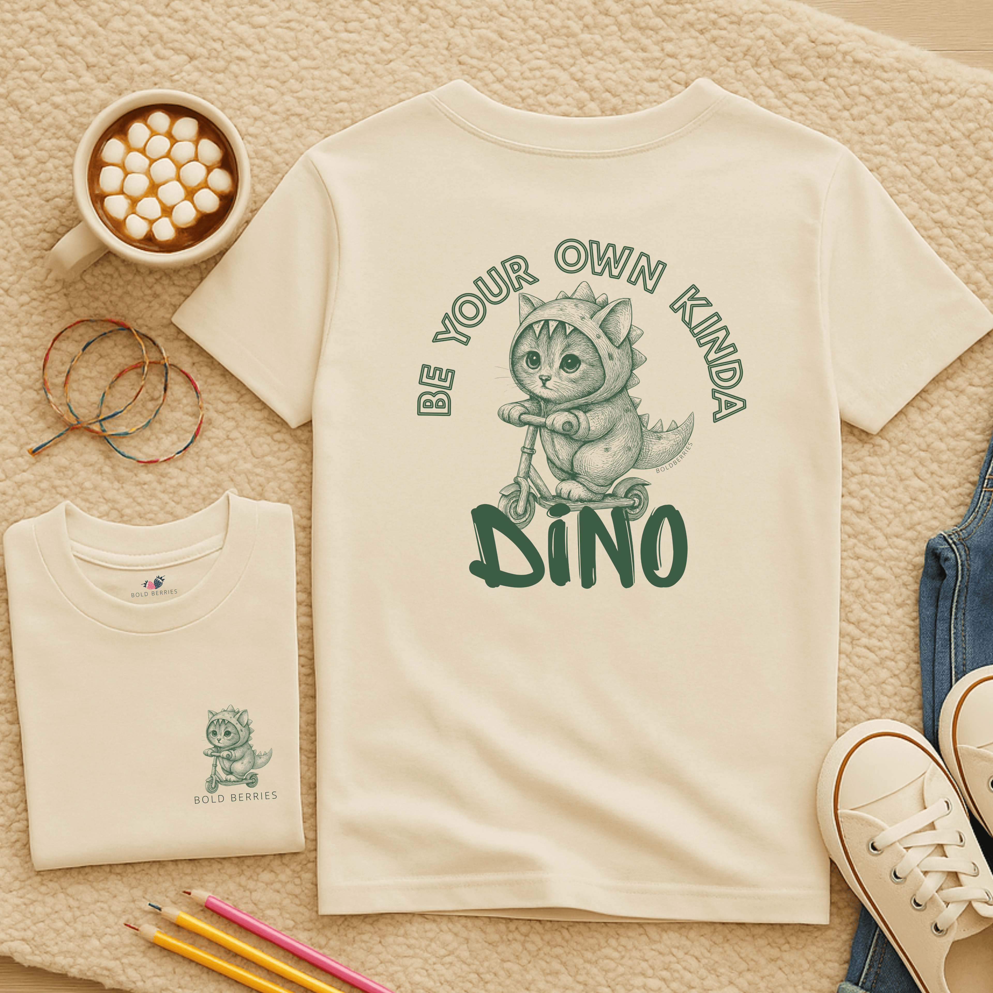 Be Your Own Kinda Dino - Kids T-shirt