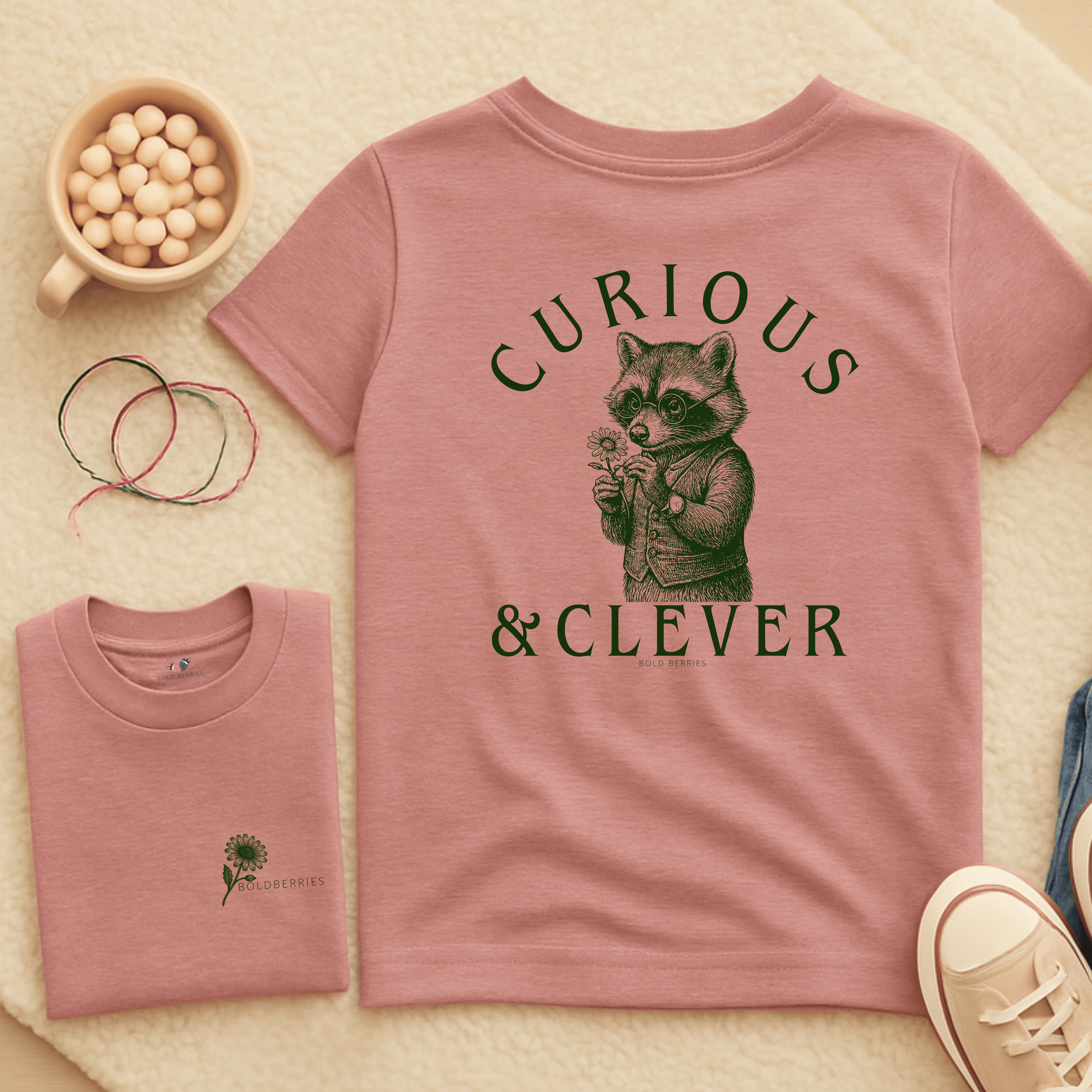 Curious & Clever - Kids T-shirt