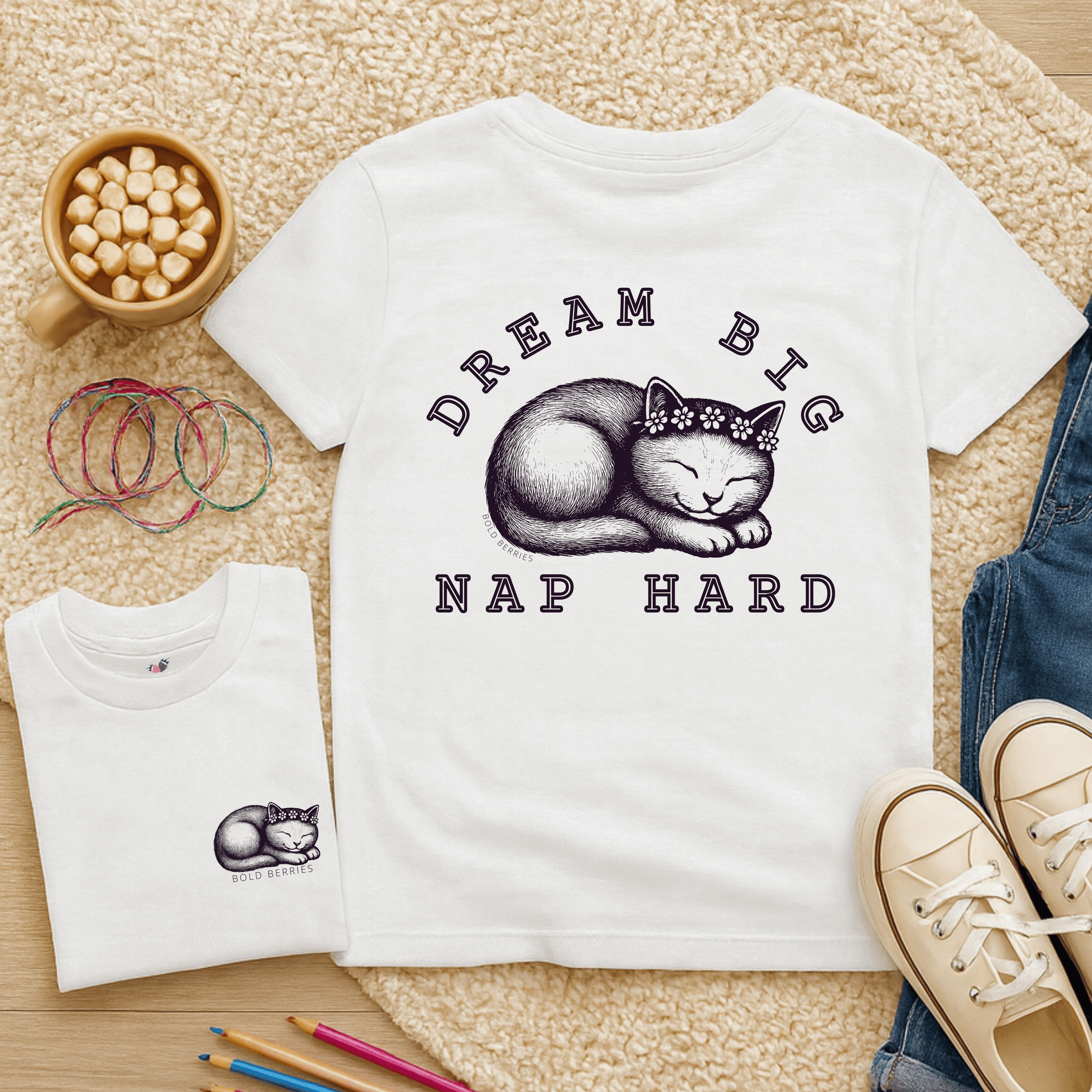 Dream Big Nap Hard - Kids T-shirt