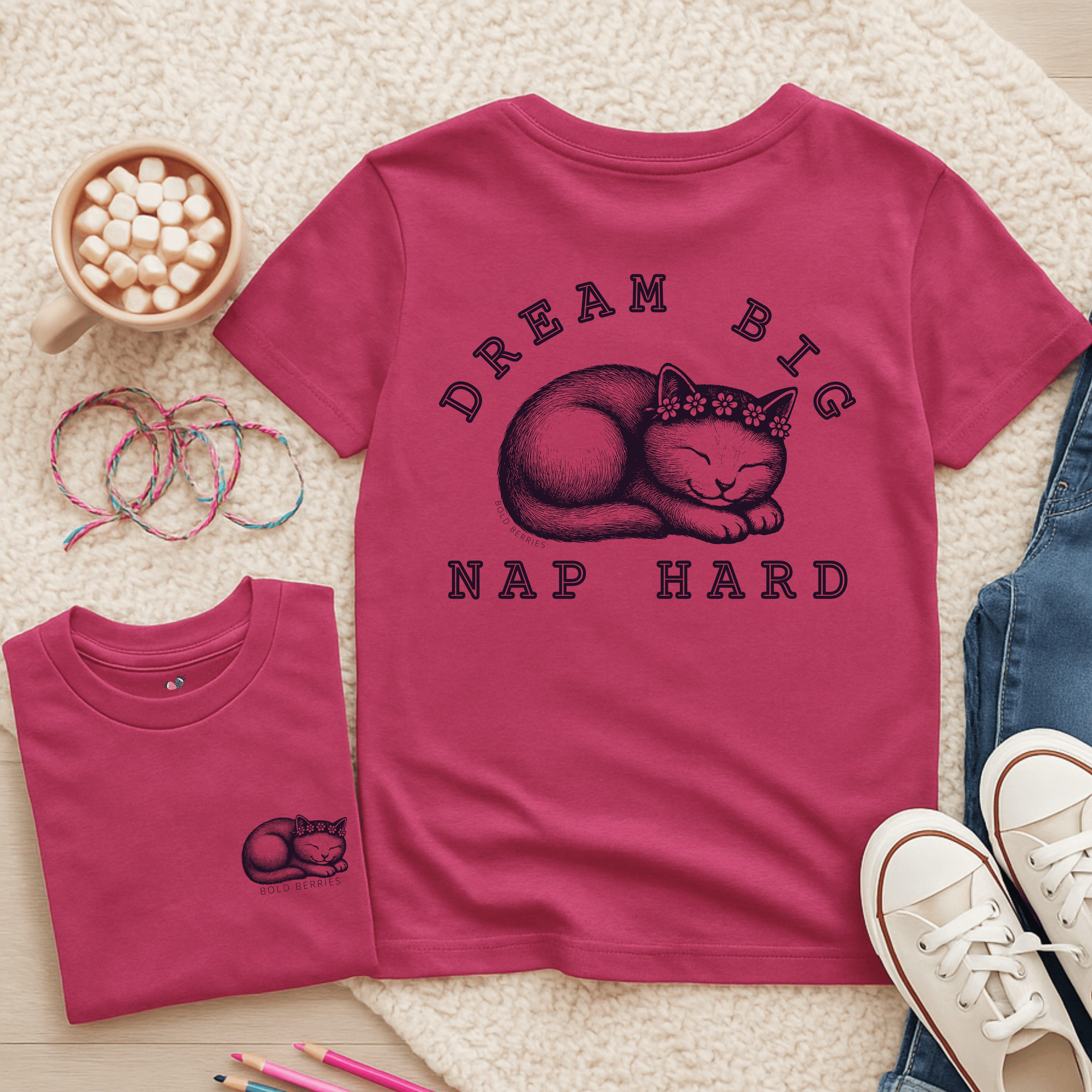 Dream Big Nap Hard - Kids T-shirt