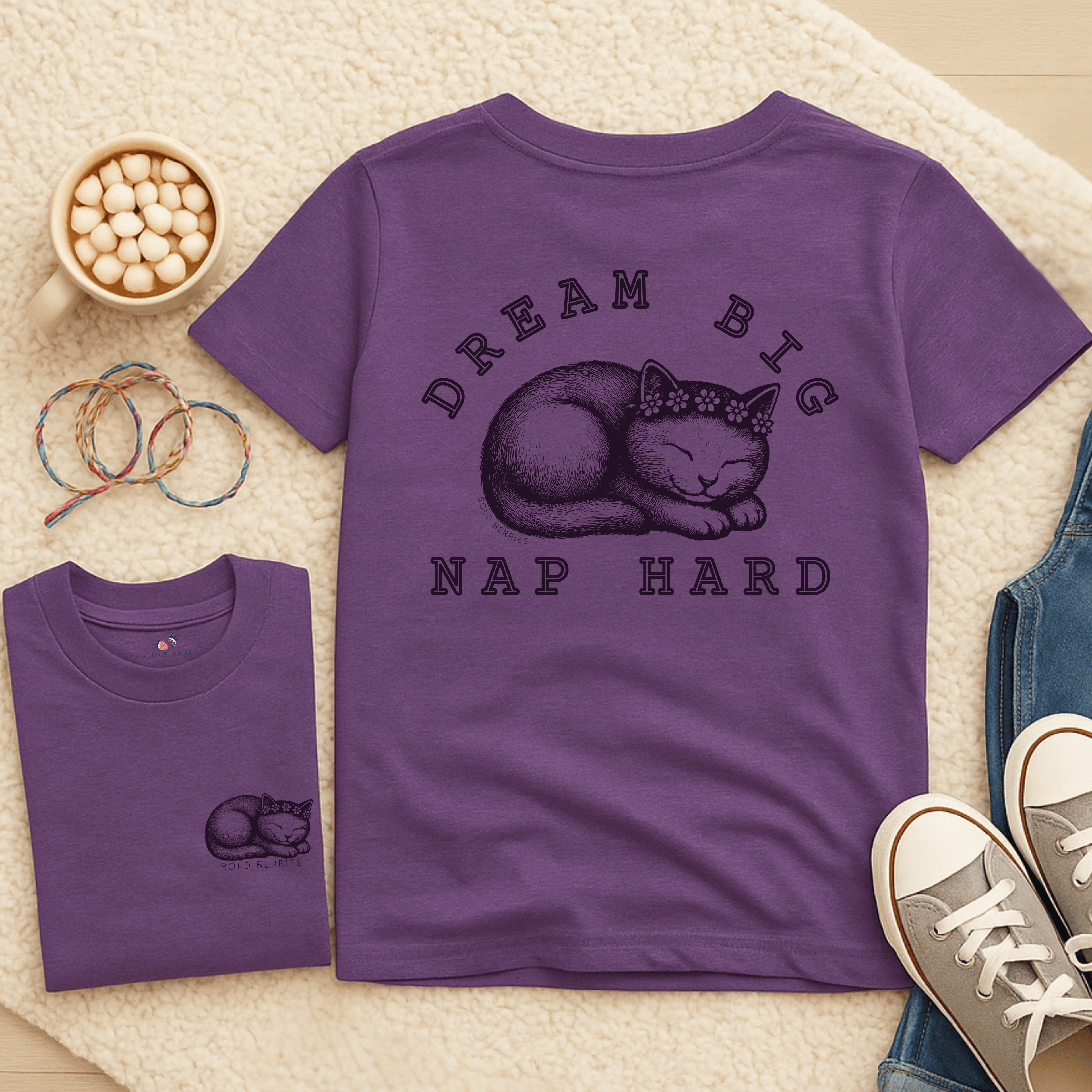 Dream Big Nap Hard - Kids T-shirt