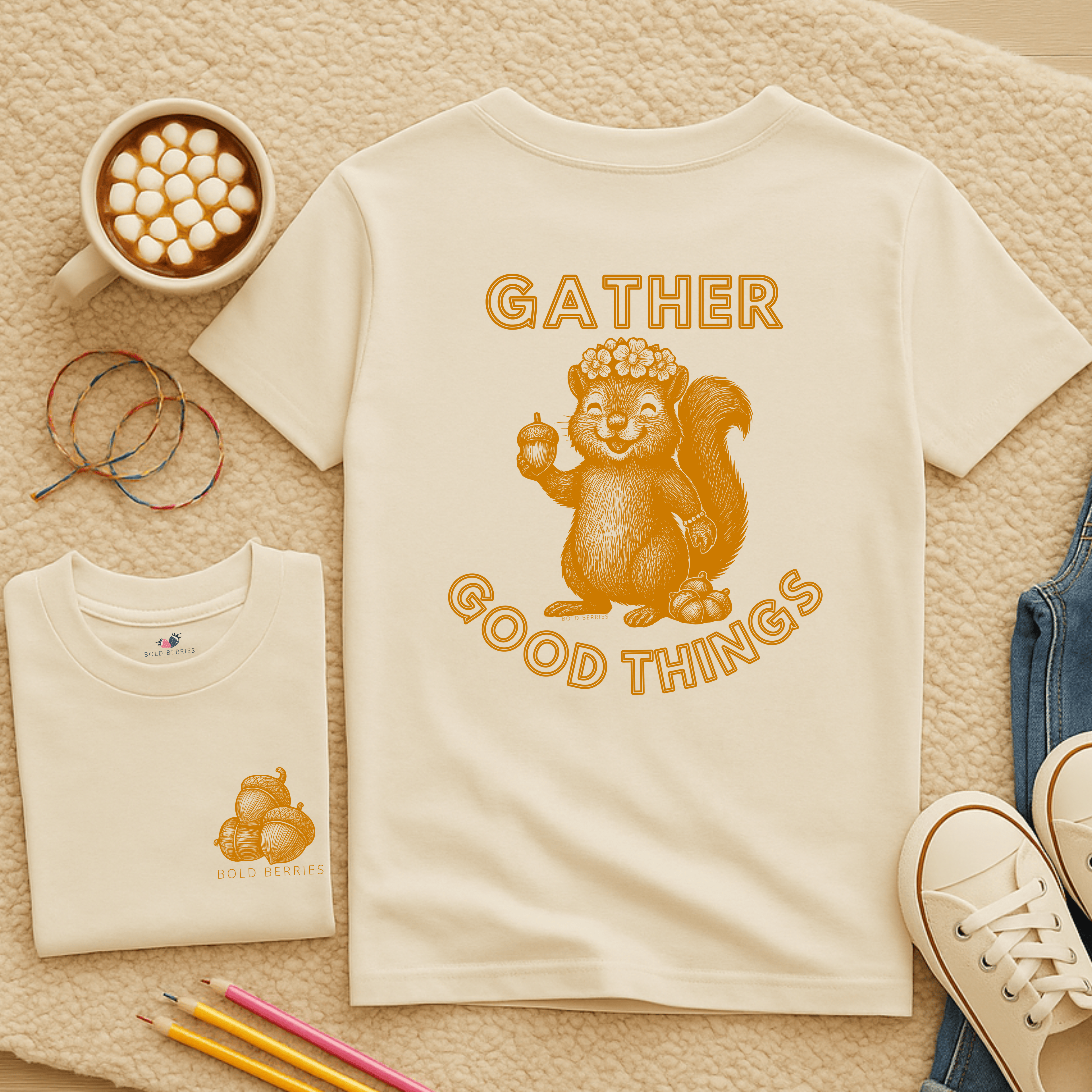Gather Good Things - Kids T-shirt