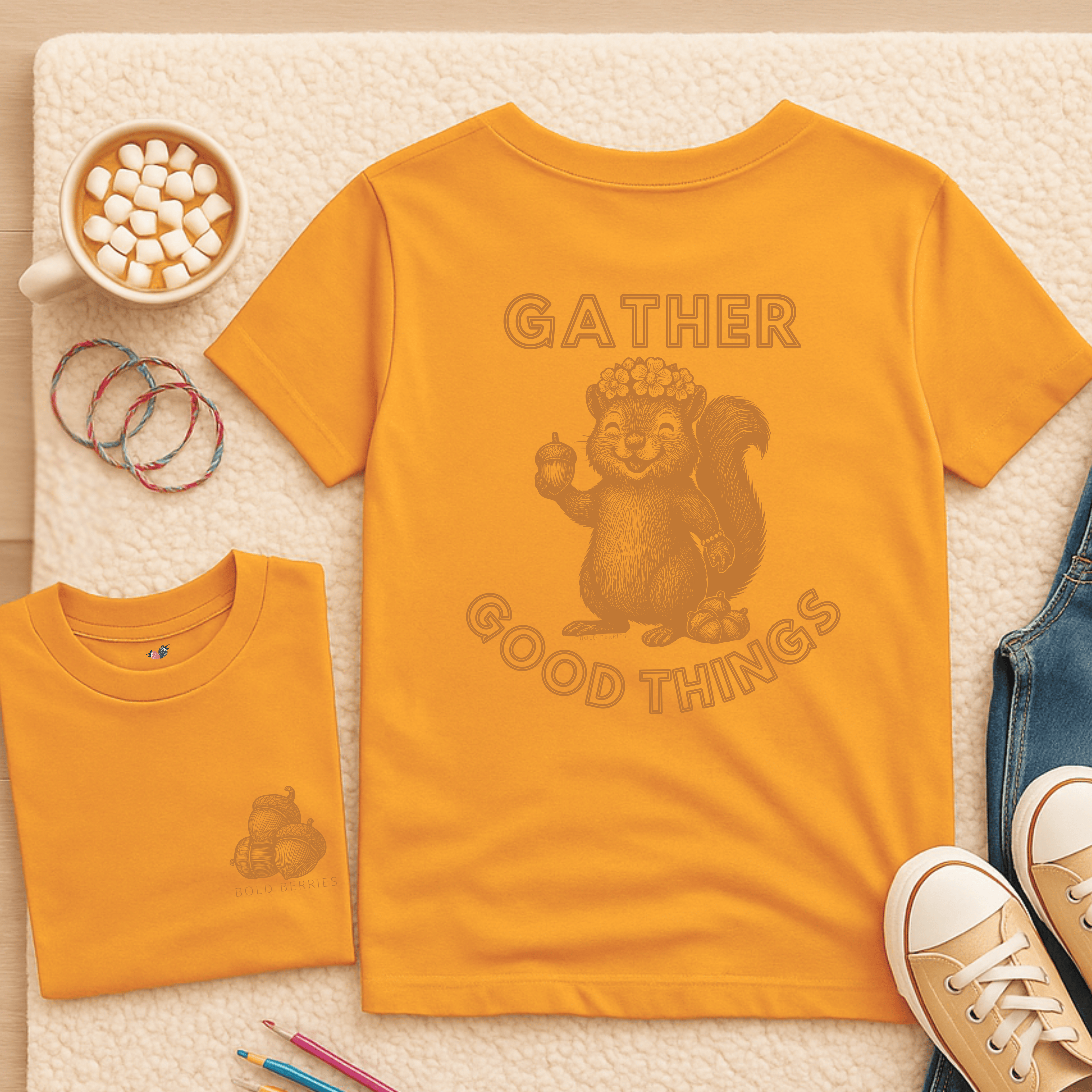 Gather Good Things - Kids T-shirt