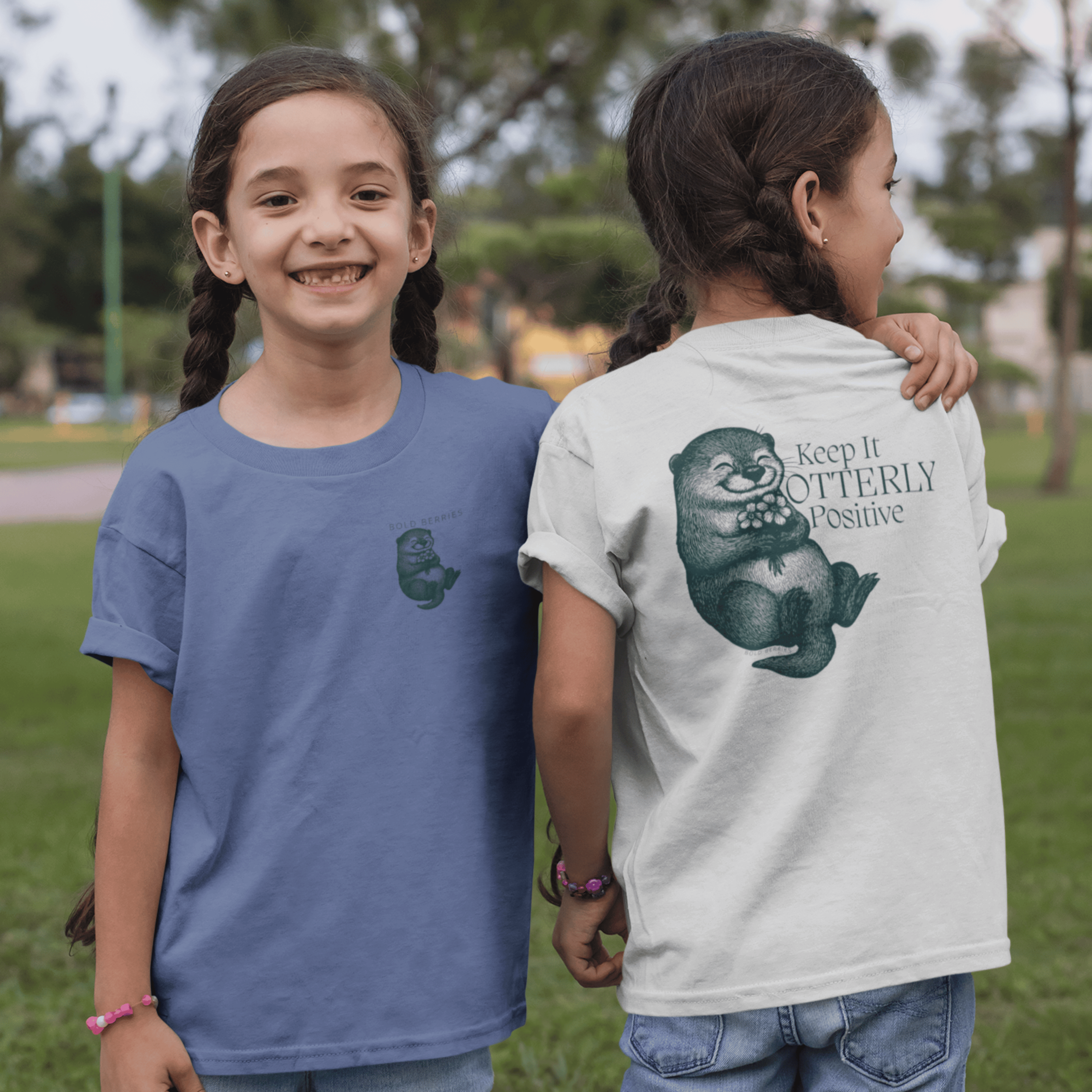 Keep It Otterly Positive - Kids T-shirt