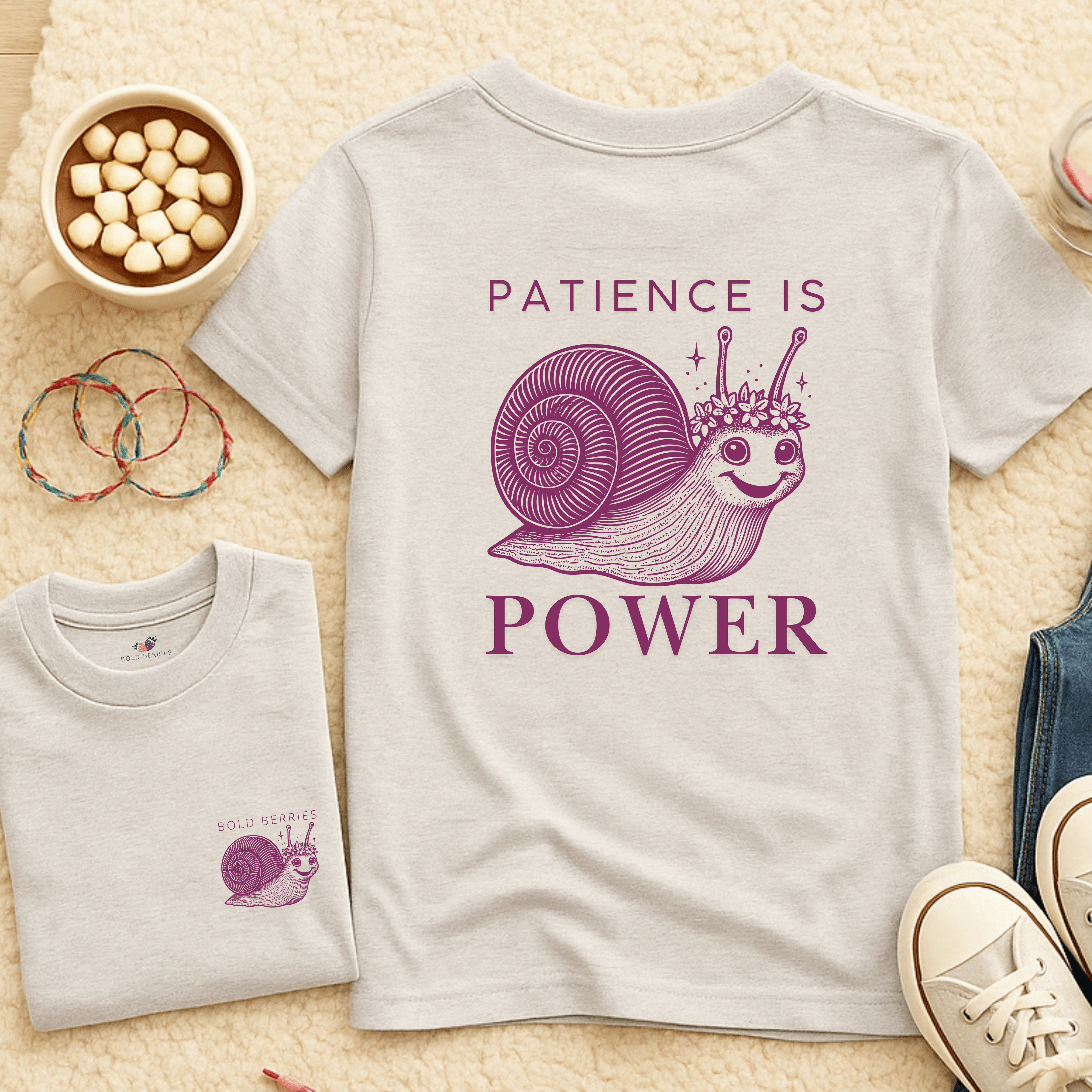 Patience is Power - Kids T-shirt
