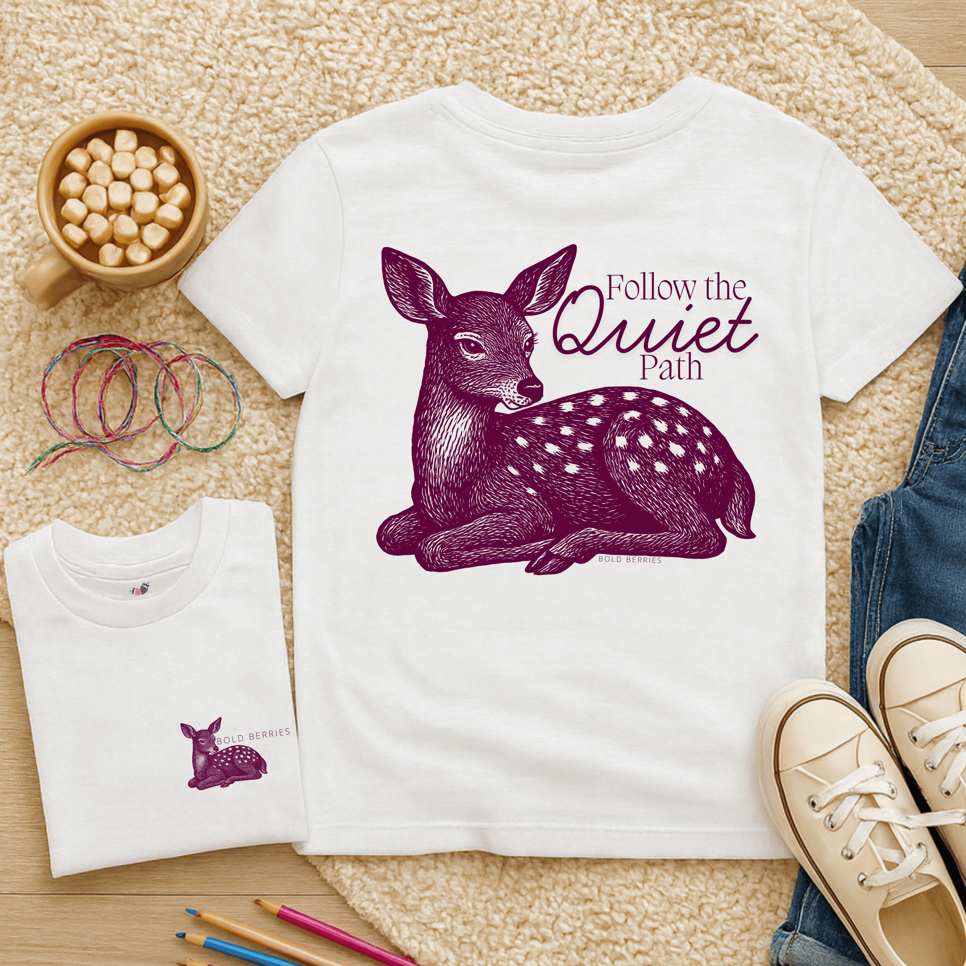 Follow the Quiet Path - Kids T-shirt