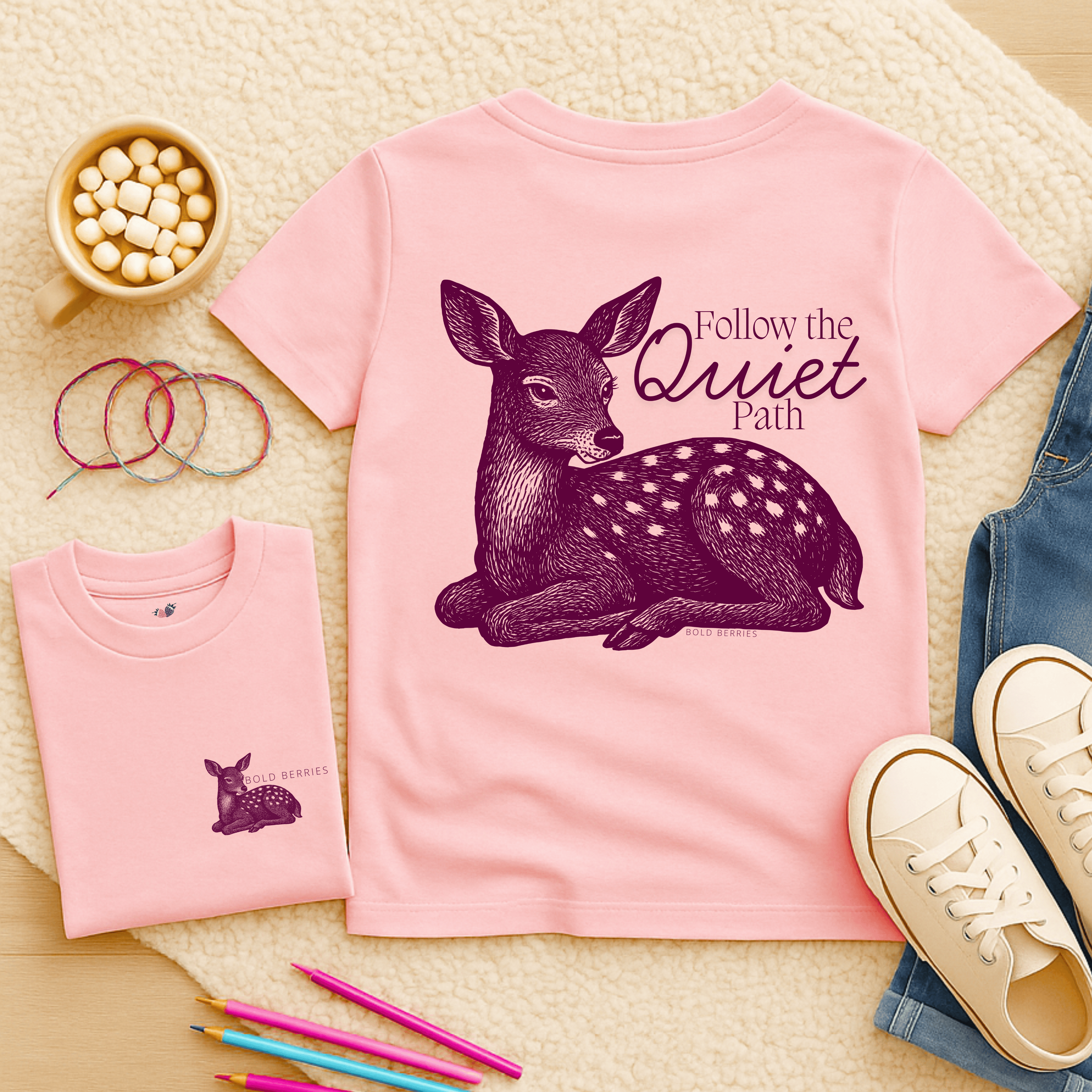 Follow the Quiet Path - Kids T-shirt