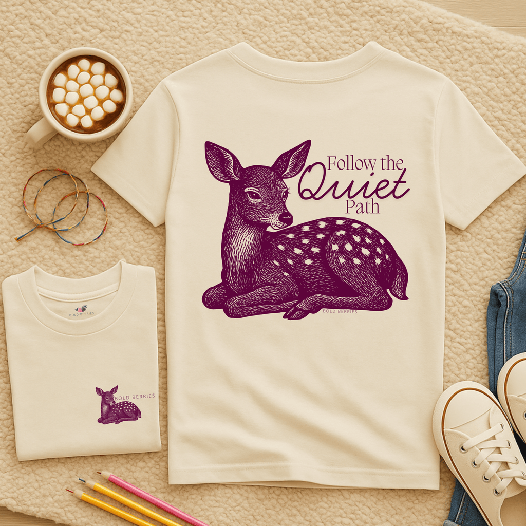 Follow the Quiet Path - Kids T-shirt