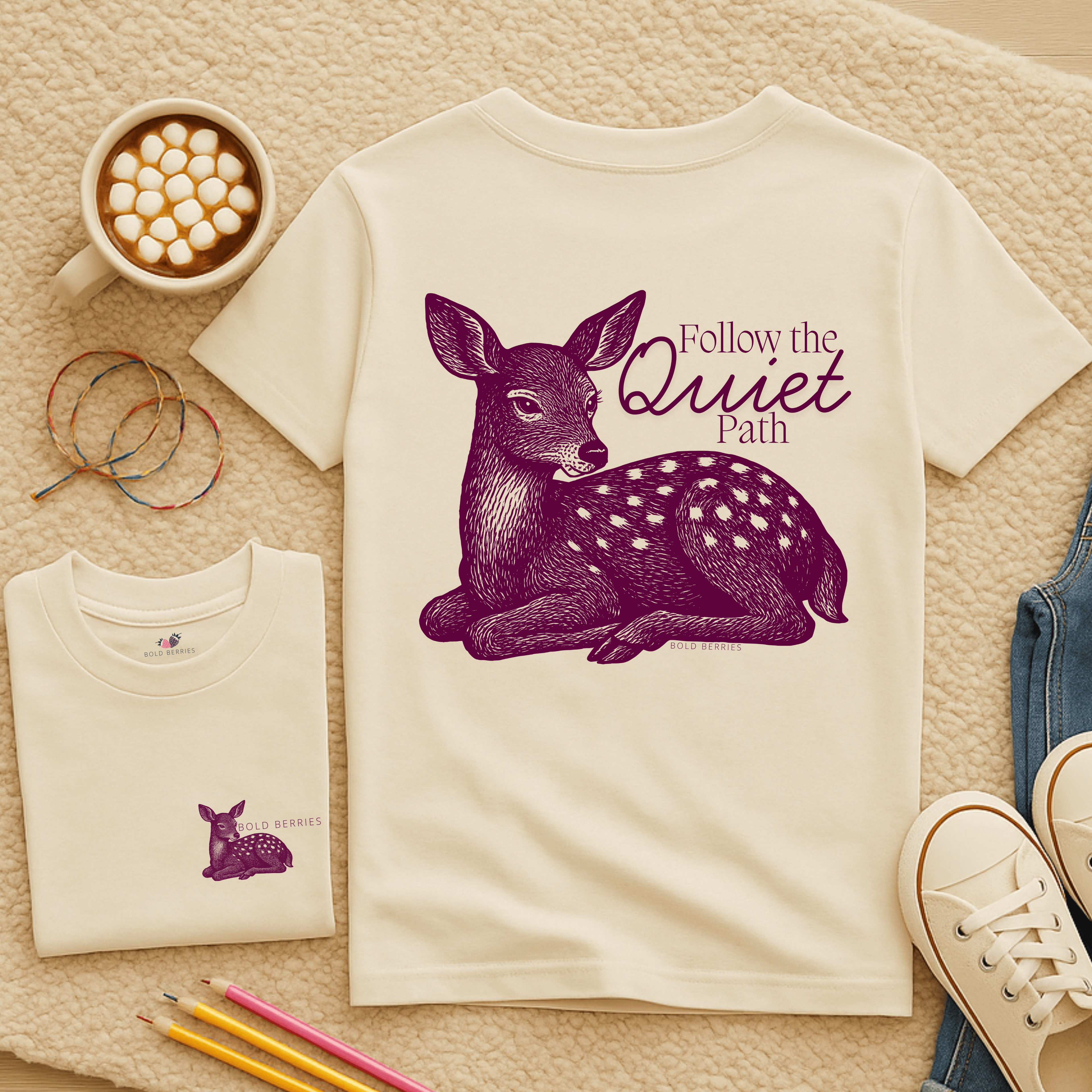 Follow the Quiet Path - Kids T-shirt