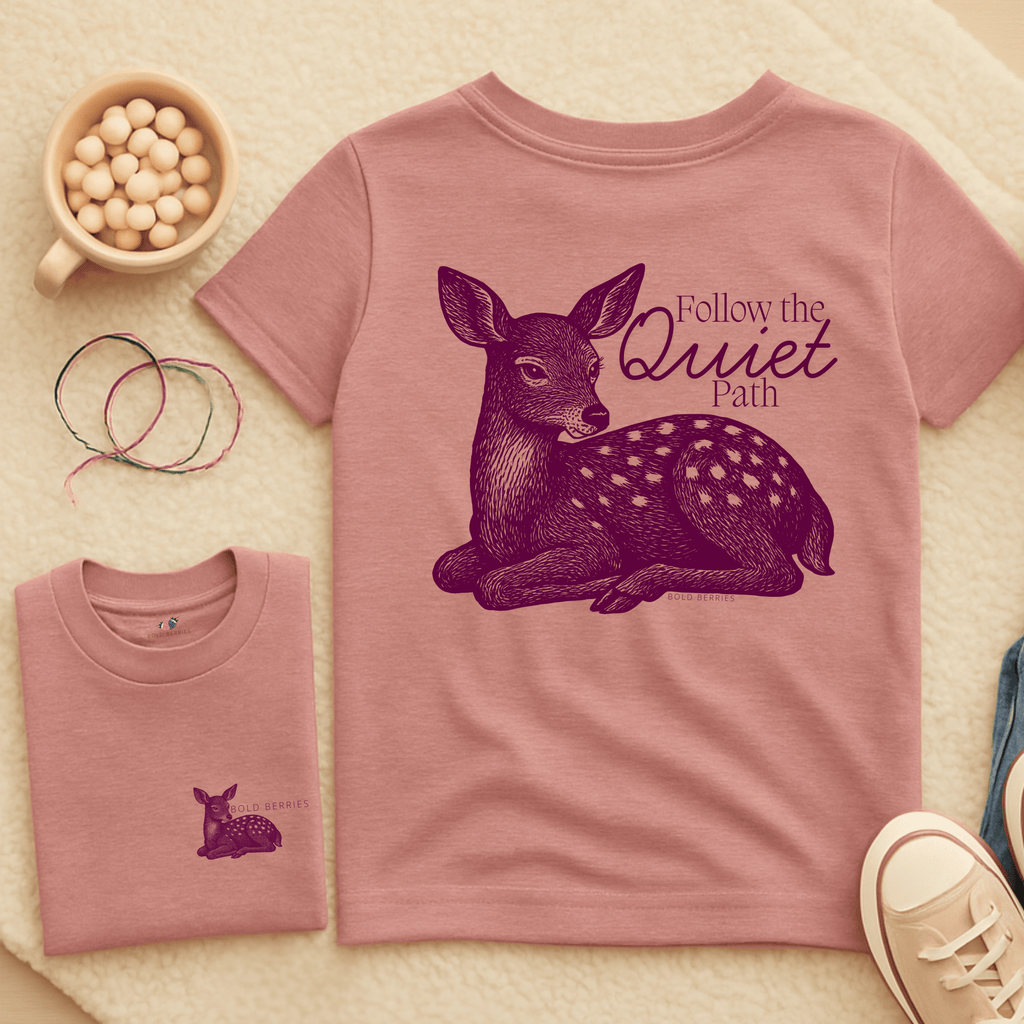 Follow the Quiet Path - Kids T-shirt