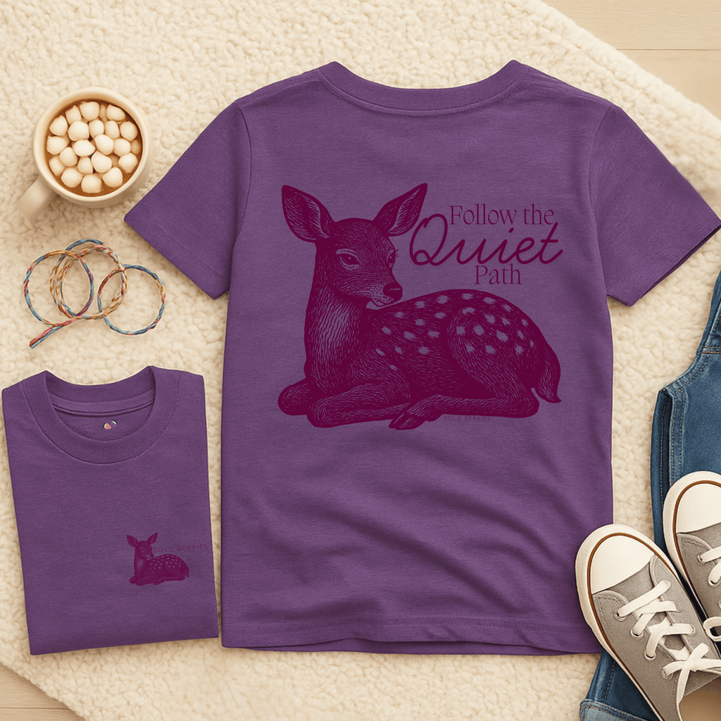 Follow the Quiet Path - Kids T-shirt