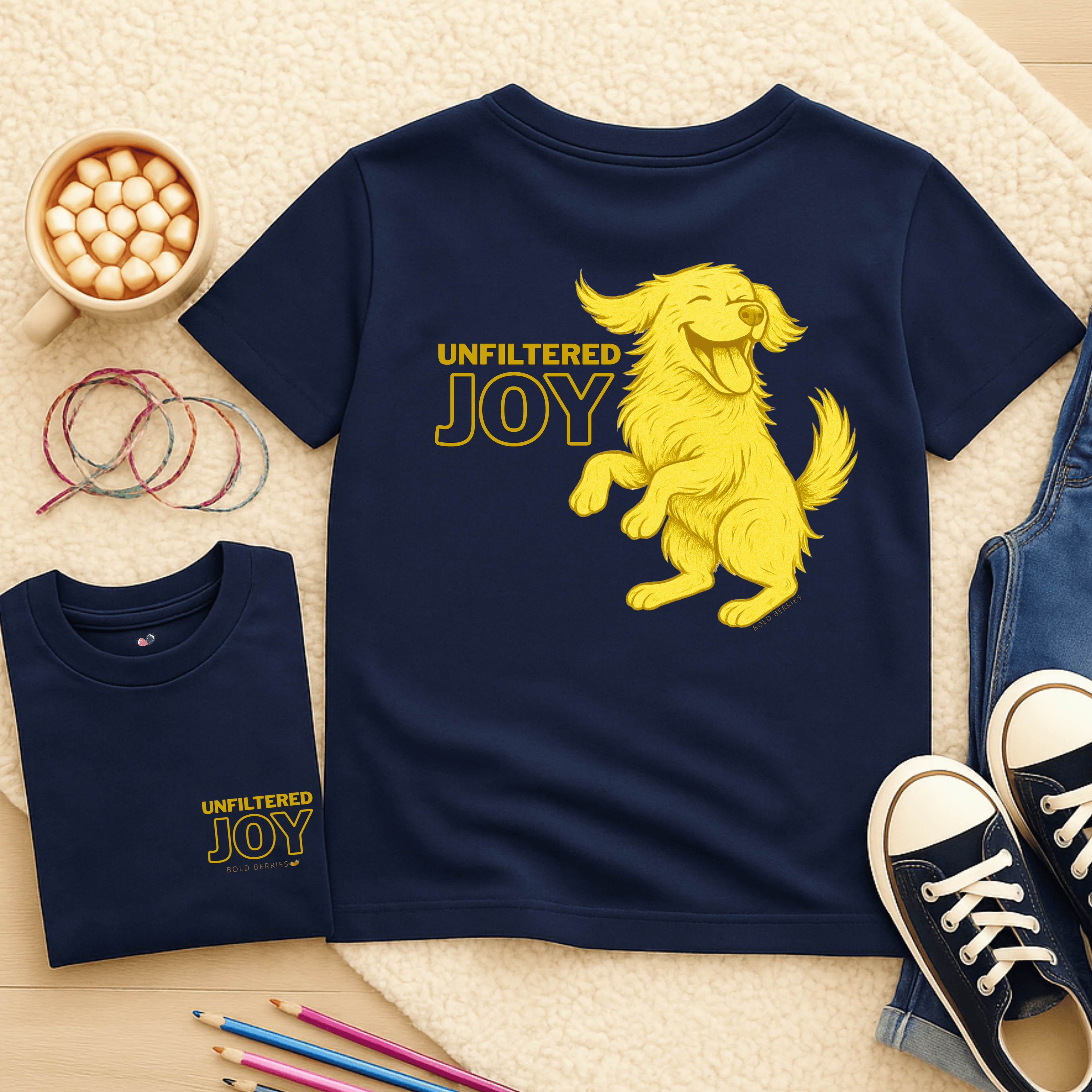 Unfiltered Joy - Kids T-shirt