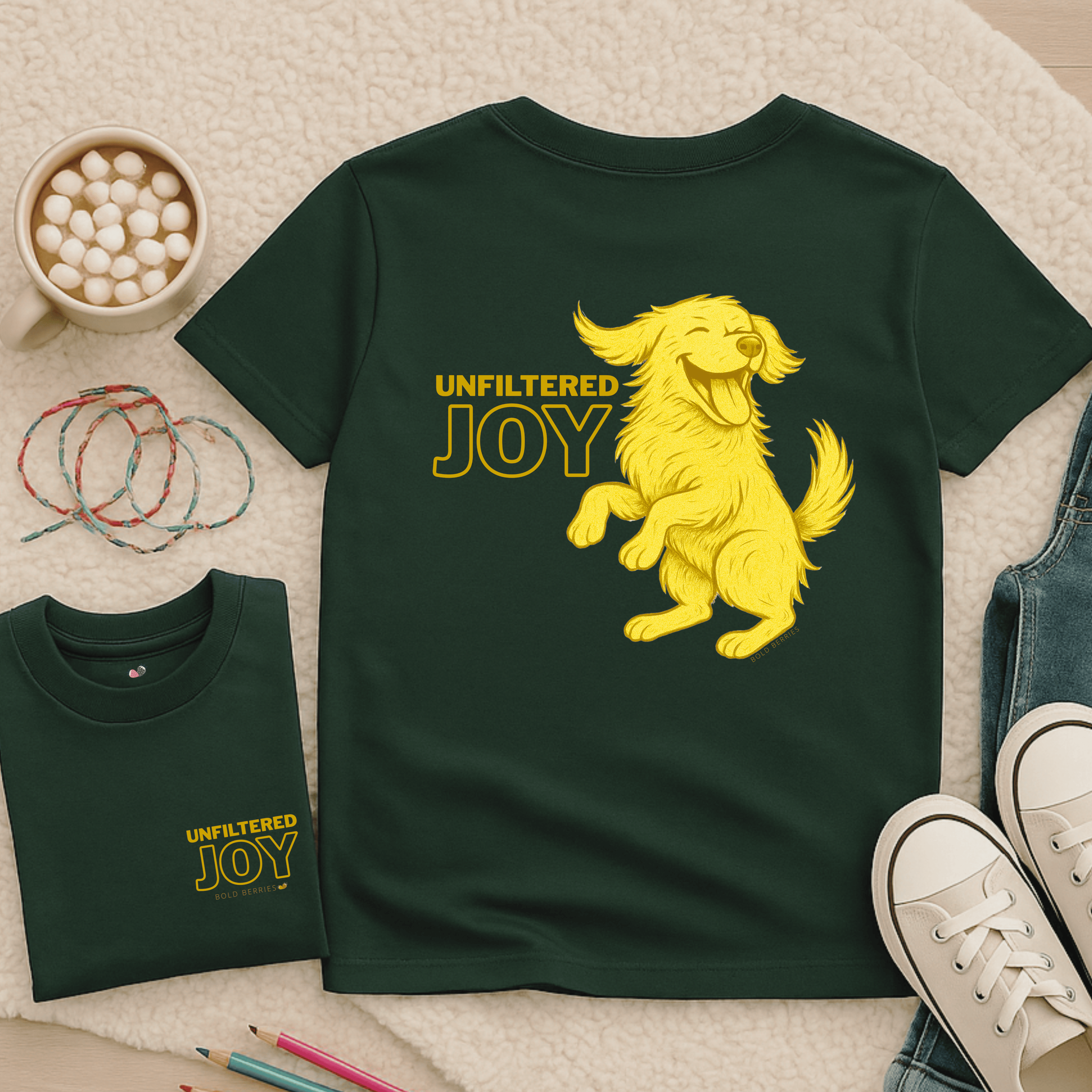 Unfiltered Joy - Kids T-shirt