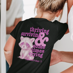 Thriving, Surviving & Sometimes Crying - Kids T-shirt