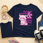 Thriving, Surviving & Sometimes Crying - Kids T-shirt
