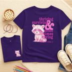 Thriving, Surviving & Sometimes Crying - Kids T-shirt