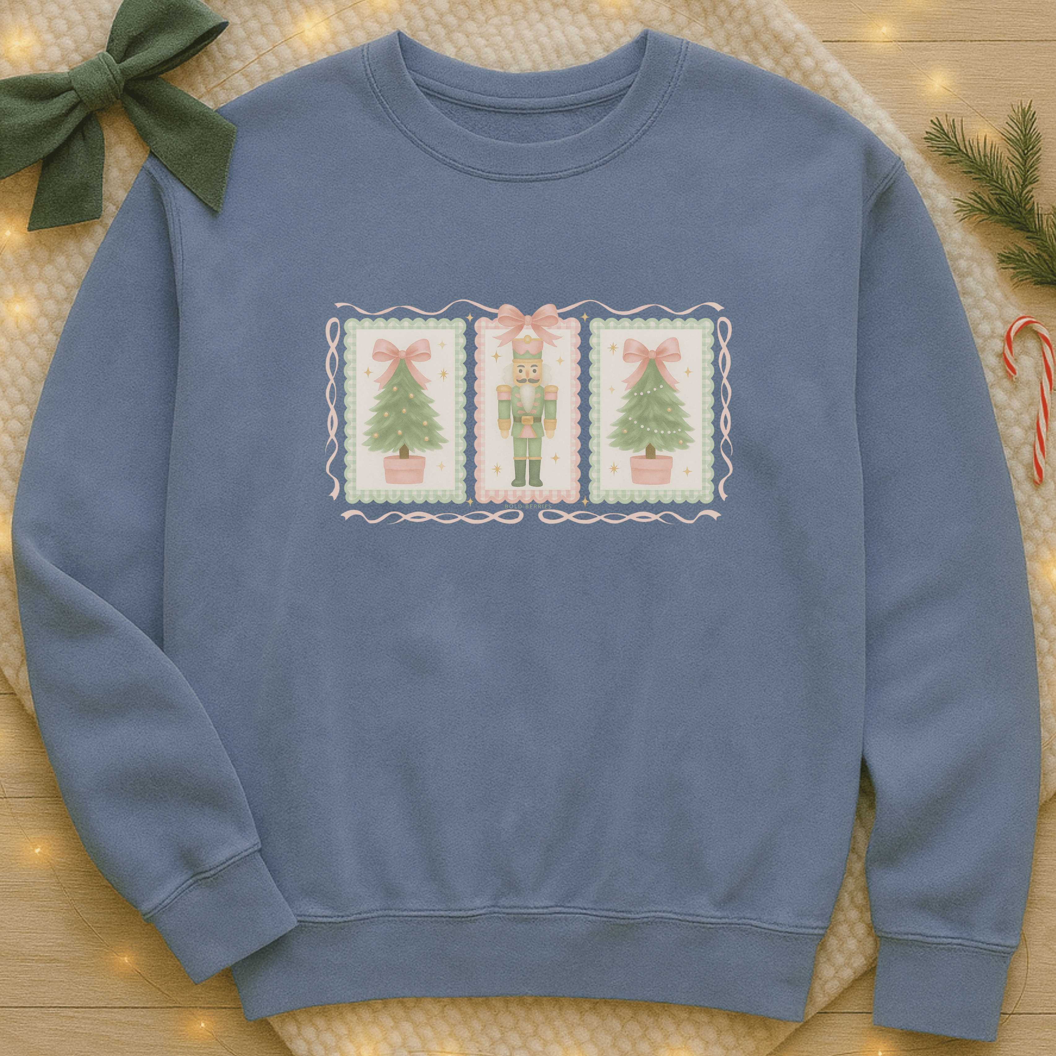 3 Panel Nutcracker & Christmas Trees