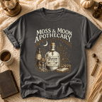 Moss & Moon Apothecary Vintage Herbal T-Shirt Design