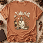 Moss & Moon Apothecary Vintage Herbal T-Shirt Design