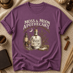 Moss & Moon Apothecary Vintage Herbal T-Shirt Design
