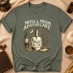 Moss & Moon Apothecary Vintage Herbal T-Shirt Design
