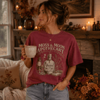 Moss & Moon Apothecary Vintage Herbal T-Shirt Design