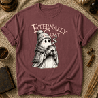 Eternally Cozy Ghost T-Shirt — Cute Autumn/Winter Halloween Tee