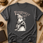Eternally Cozy Ghost T-Shirt — Cute Autumn/Winter Halloween Tee