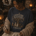Lantern Keepers Council T-Shirt — Whimsical Halloween Woodland Animal Tee