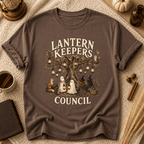 Lantern Keepers Council T-Shirt — Whimsical Halloween Woodland Animal Tee
