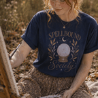 Spellbound Society T-Shirt — Crystal Ball Witchy Tee