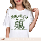 Slow Mornings Society - Adult T-Shirt