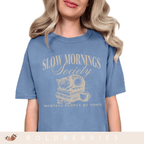 Slow Mornings Society - Adult T-Shirt